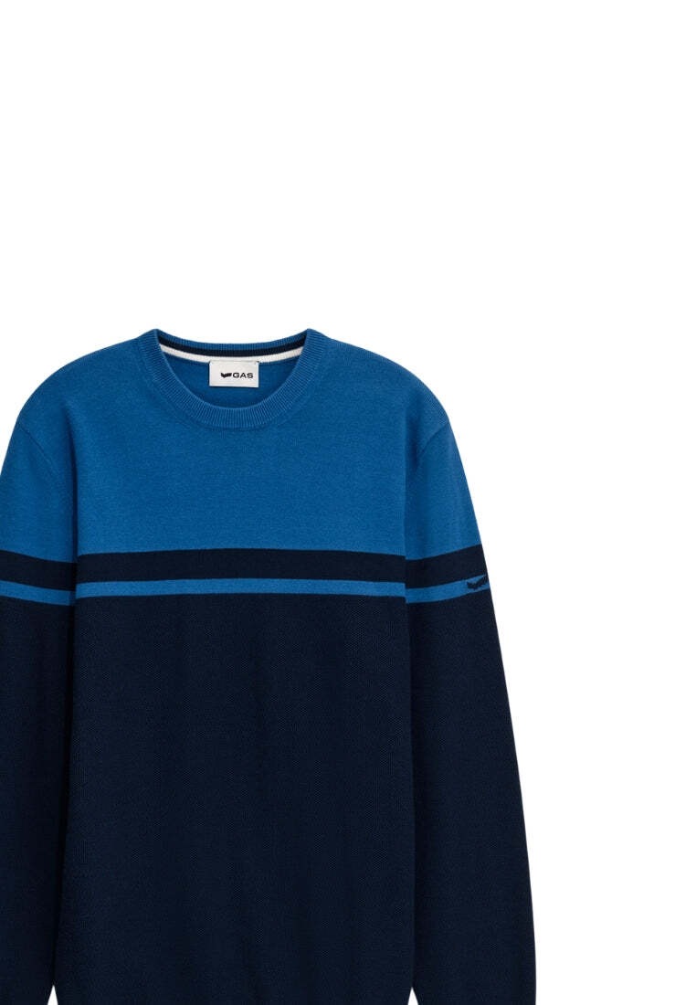GAS Strickpullover »Gas Pullover Avier Round Neck«