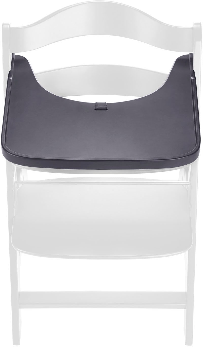 Hauck Plateau de chaise haute »Alpha Wooden Tray Essbrett, Dark Grey« FSC® - schützt Wald
