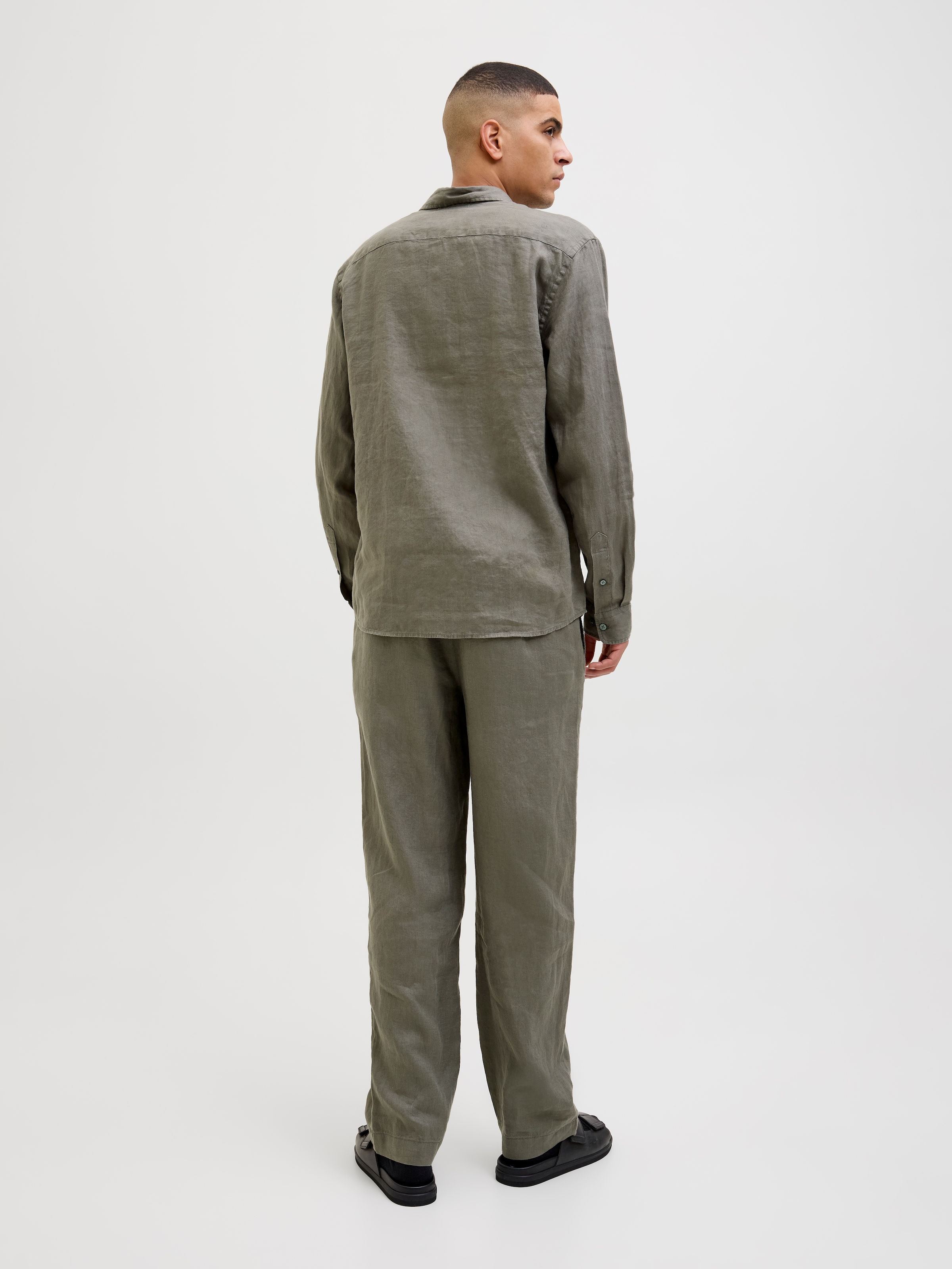 Jack & Jones Langarmhemd »JPRCCLAWRENCE LINEN L/S SHIRT SN«
