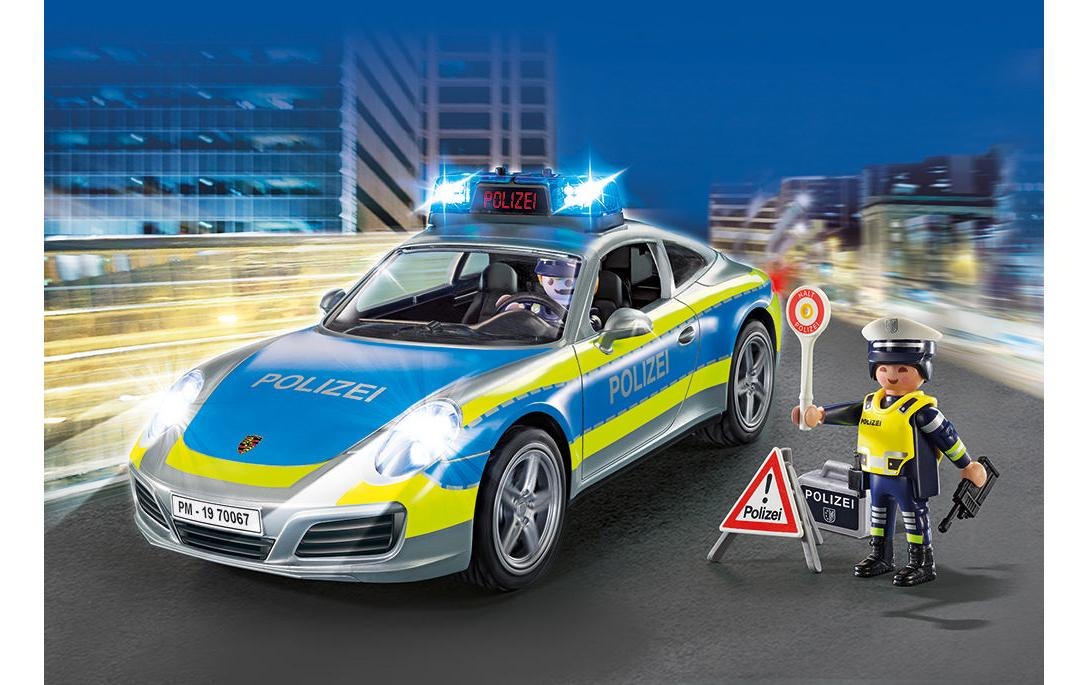 Playmobil® Spielbausteine »Porsche 911 Carrera 4S Polizei 70067«, (36 St.)