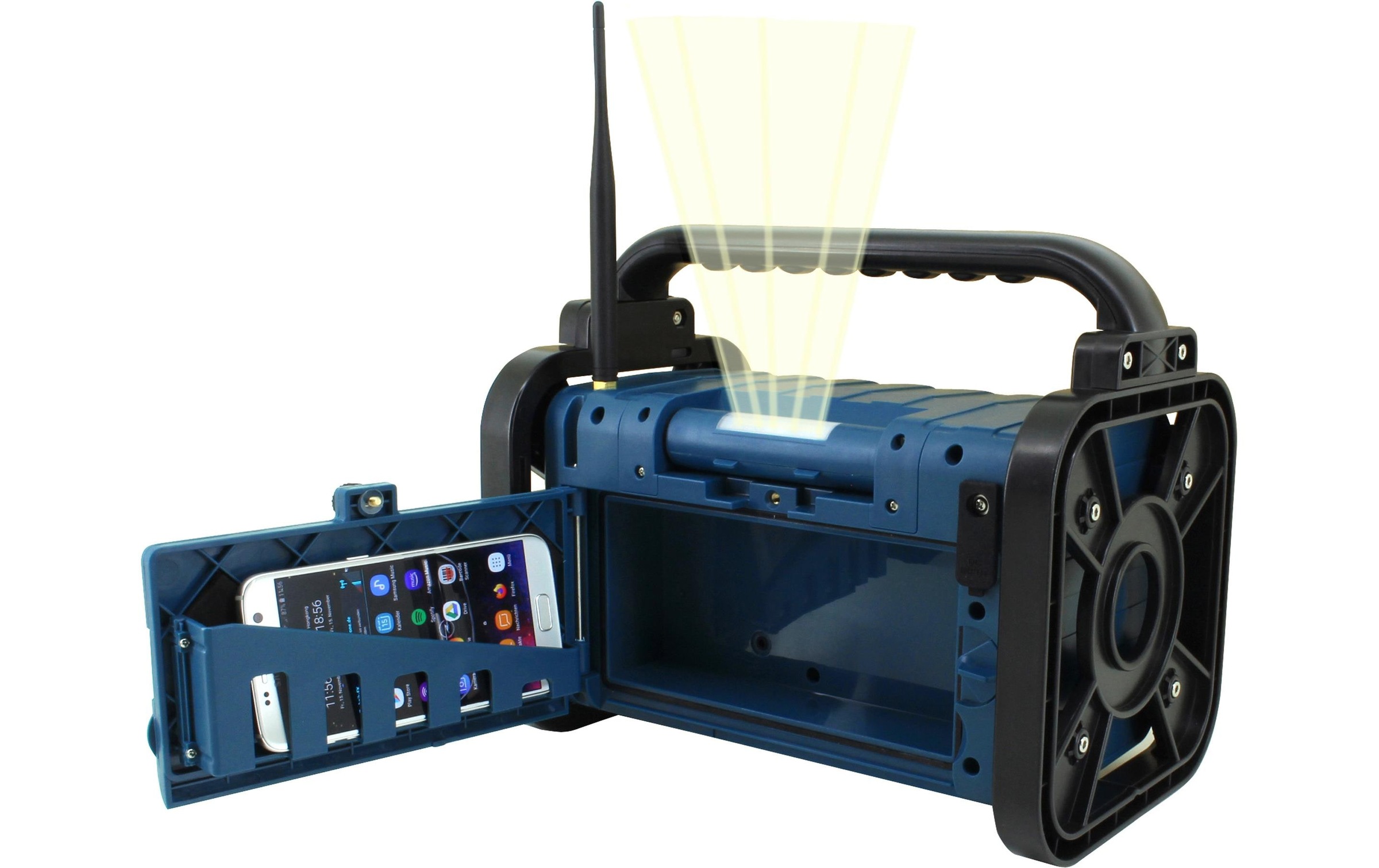 Soundmaster Baustellenradio »DAB85BL«, (Digitalradio (DAB+)-FM-Tuner)