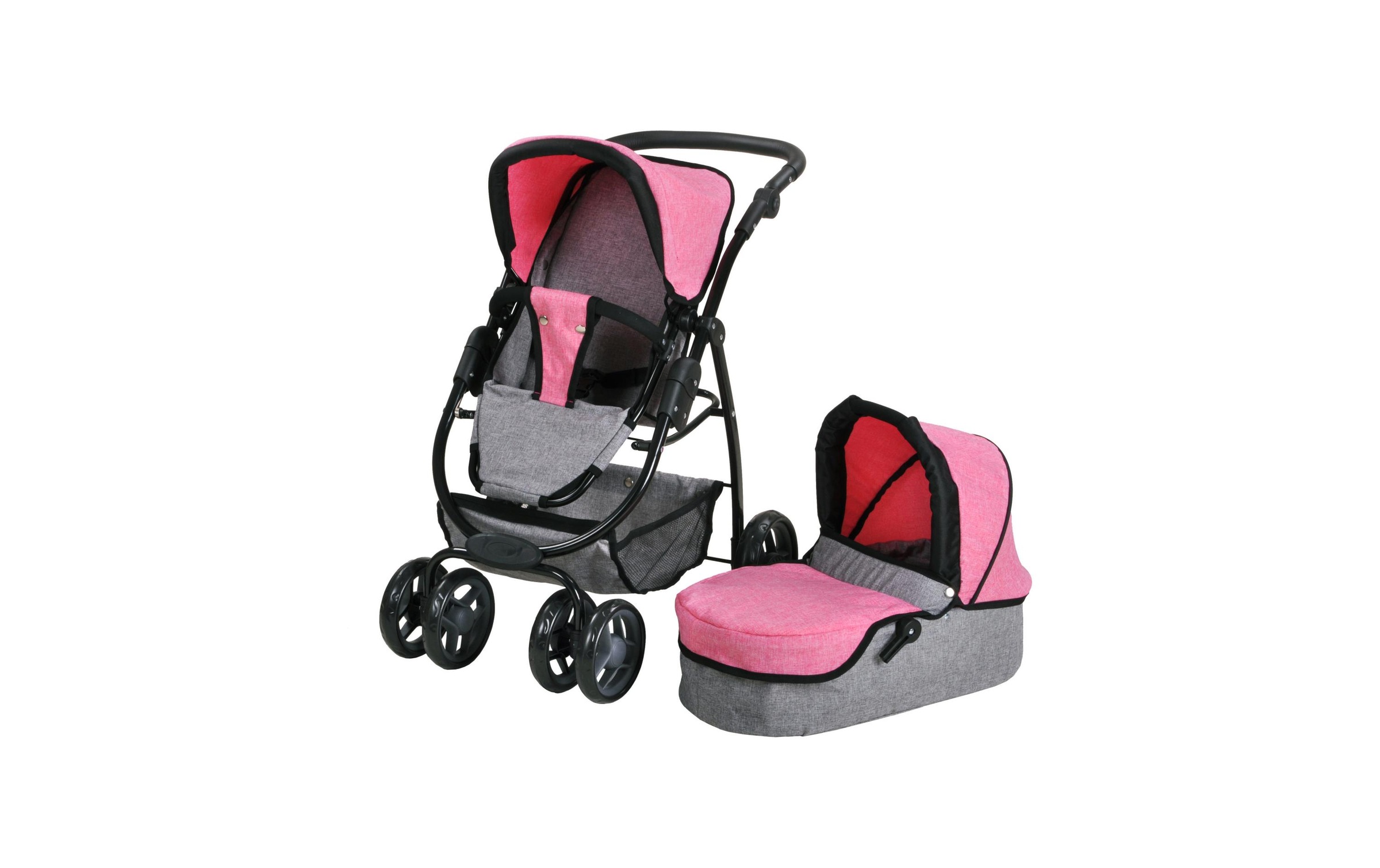 Image of Knorrtoys® Puppenwagen »Coco jeans grey«, 2-in-1 bei Ackermann Versand Schweiz