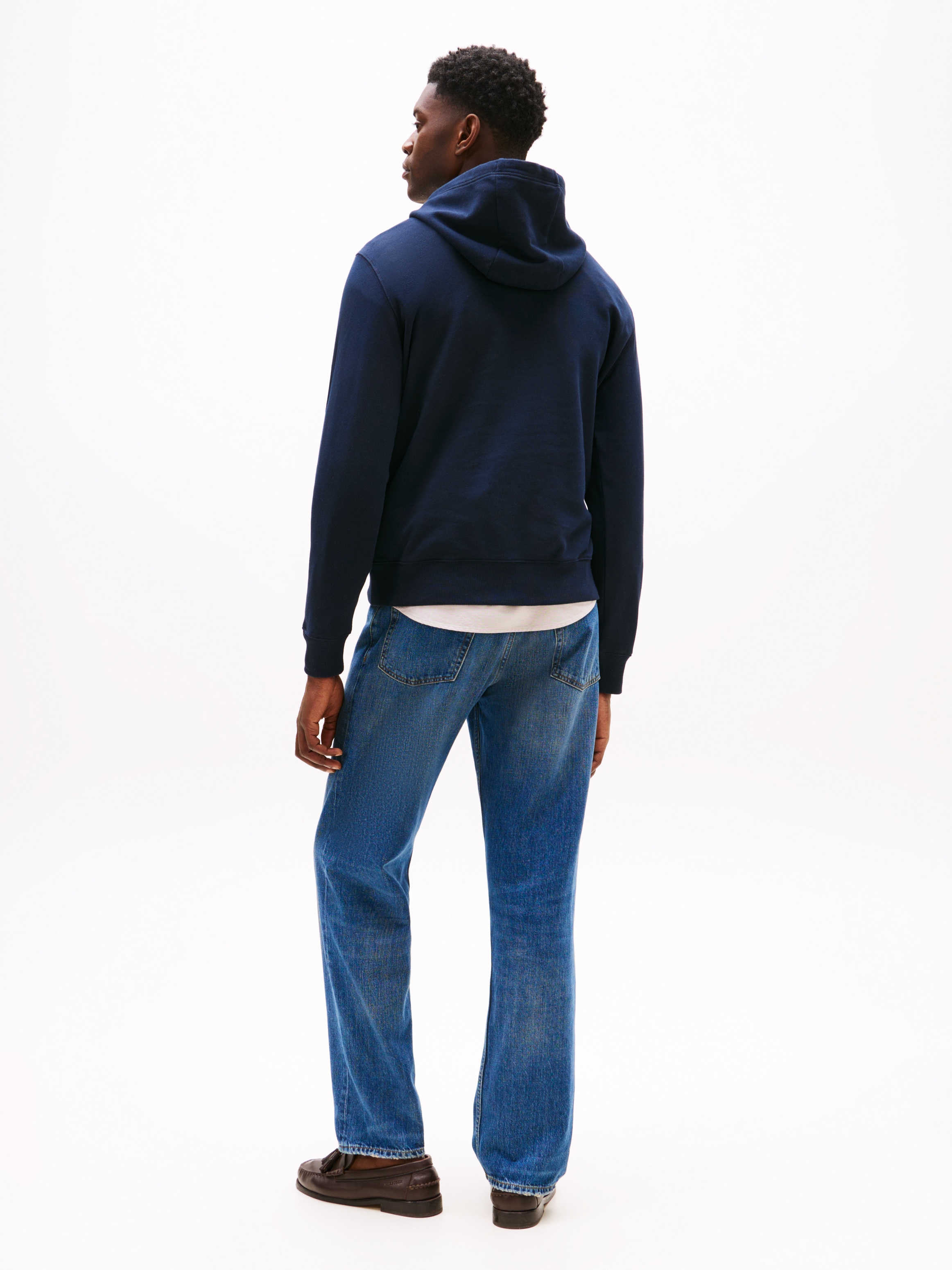 Tommy Hilfiger Hoodie »OUTLINE FLAG SCRIPT HOODIE«, mit kontrastfarbener Stickerei
