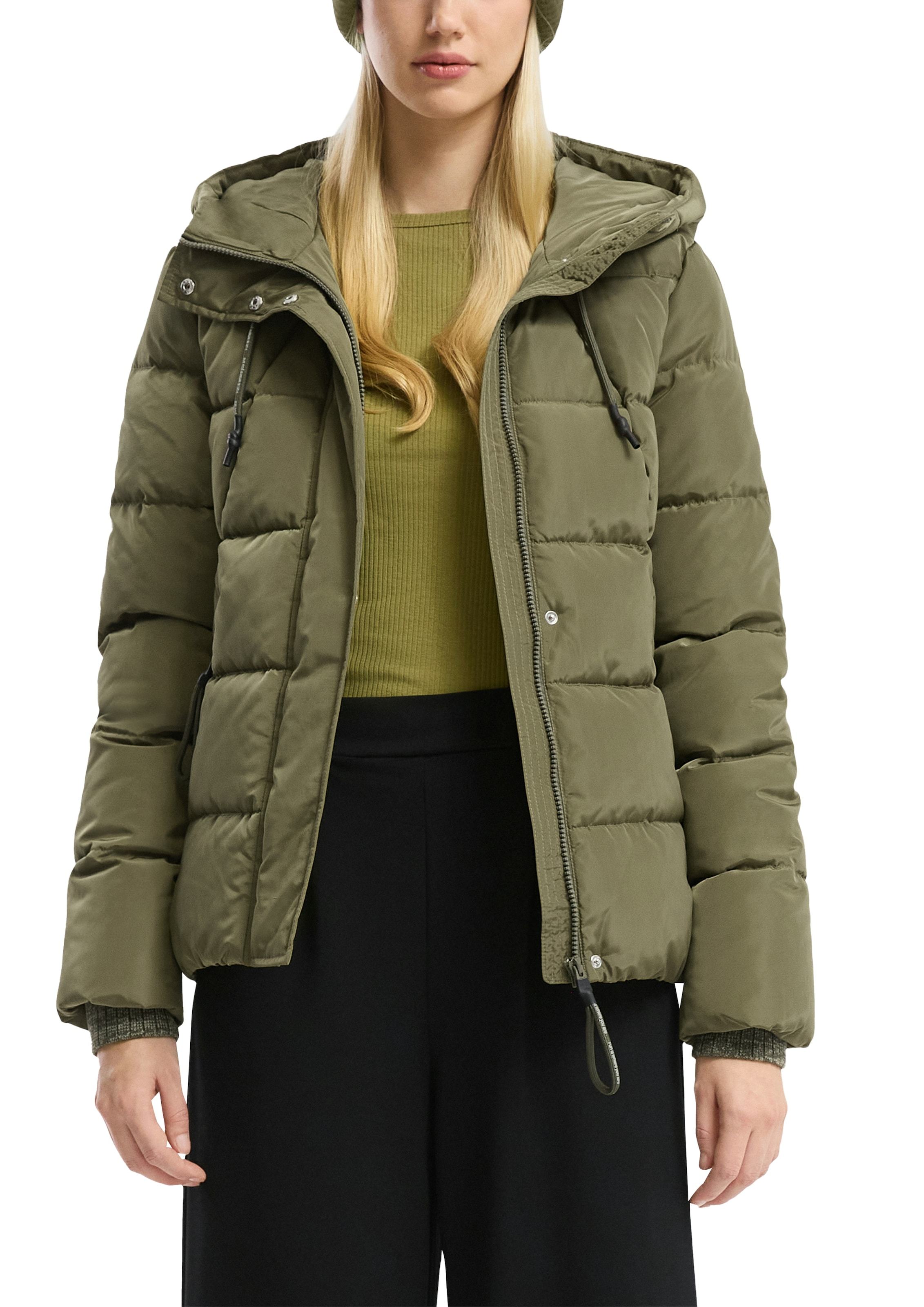 Image of QS Steppjacke mit Kapuze mit Kapuze