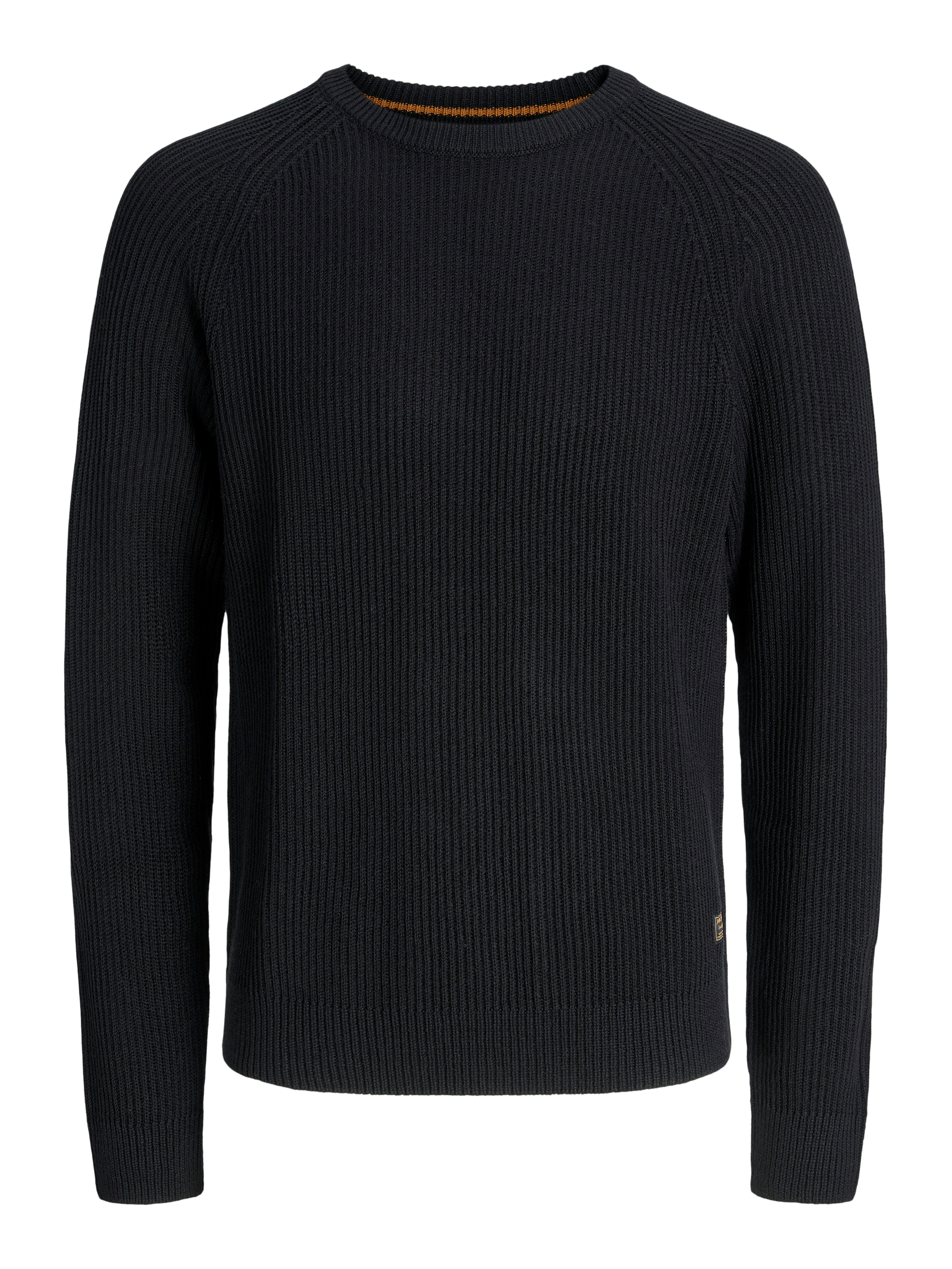 Image of Jack & Jones PlusSize Strickpullover "JJPANNEL KNIT CREW NECK AW25 PLS"
