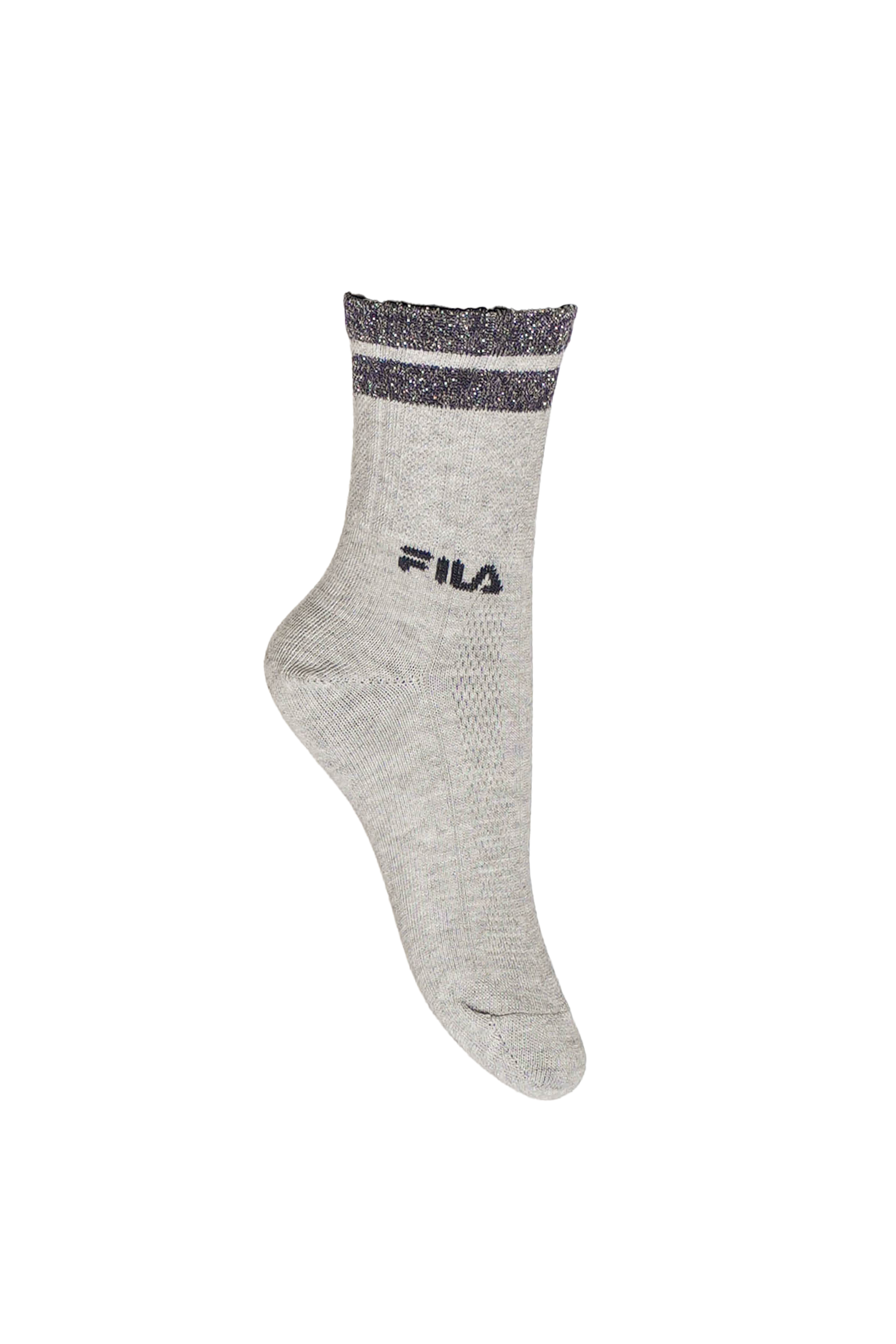 Fila Chaussettes basiques »JUNIOR GIRL NORMAL PLAIN SOCKS« 6 Couple tlg. mit kontrastfarbigen Details