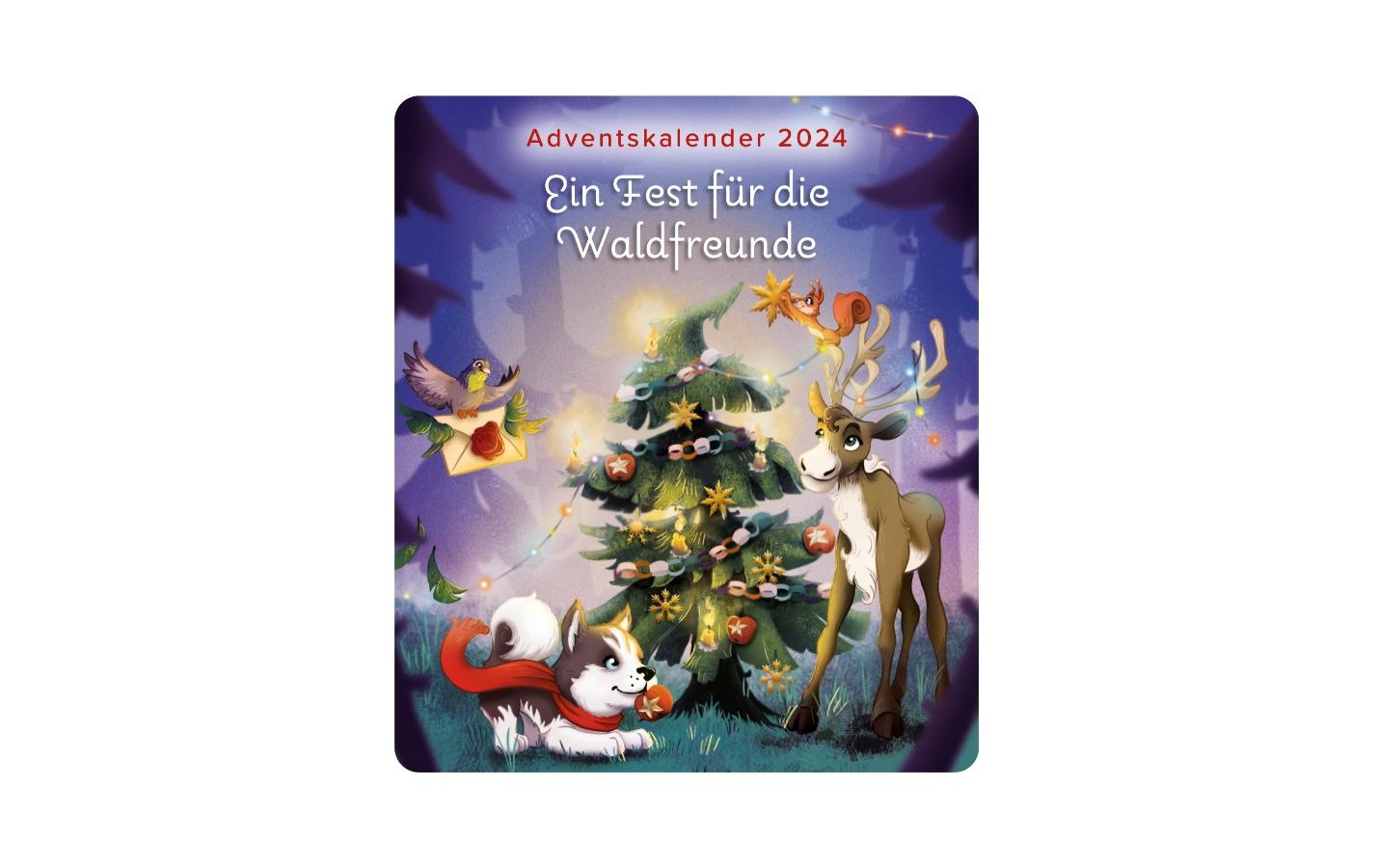 tonies Adventskalender »– Husky – Ein Fest für die Waldfreunde 2024«, ab 3 Jahren