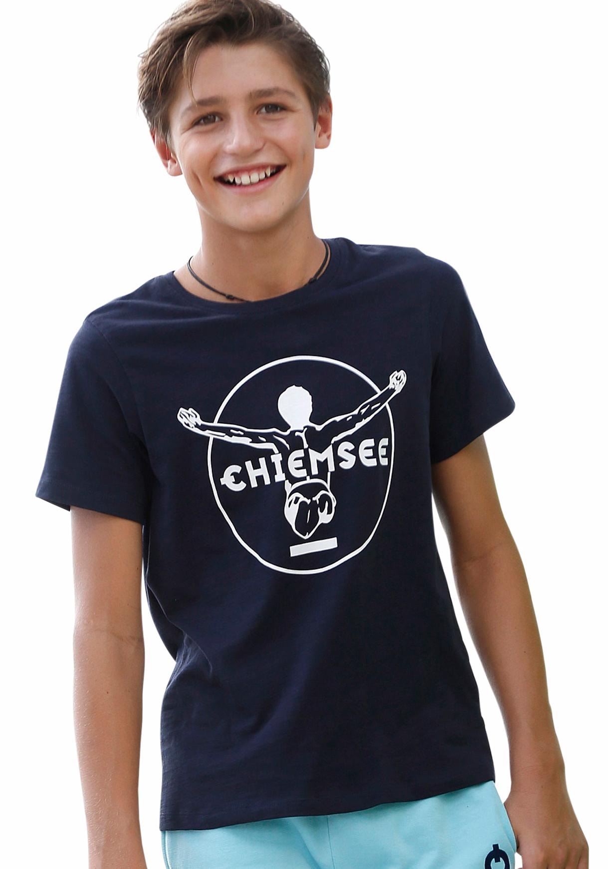 Modische Chiemsee »BASIC«, Logodruck mit vorn versandkostenfrei T-Shirt shoppen