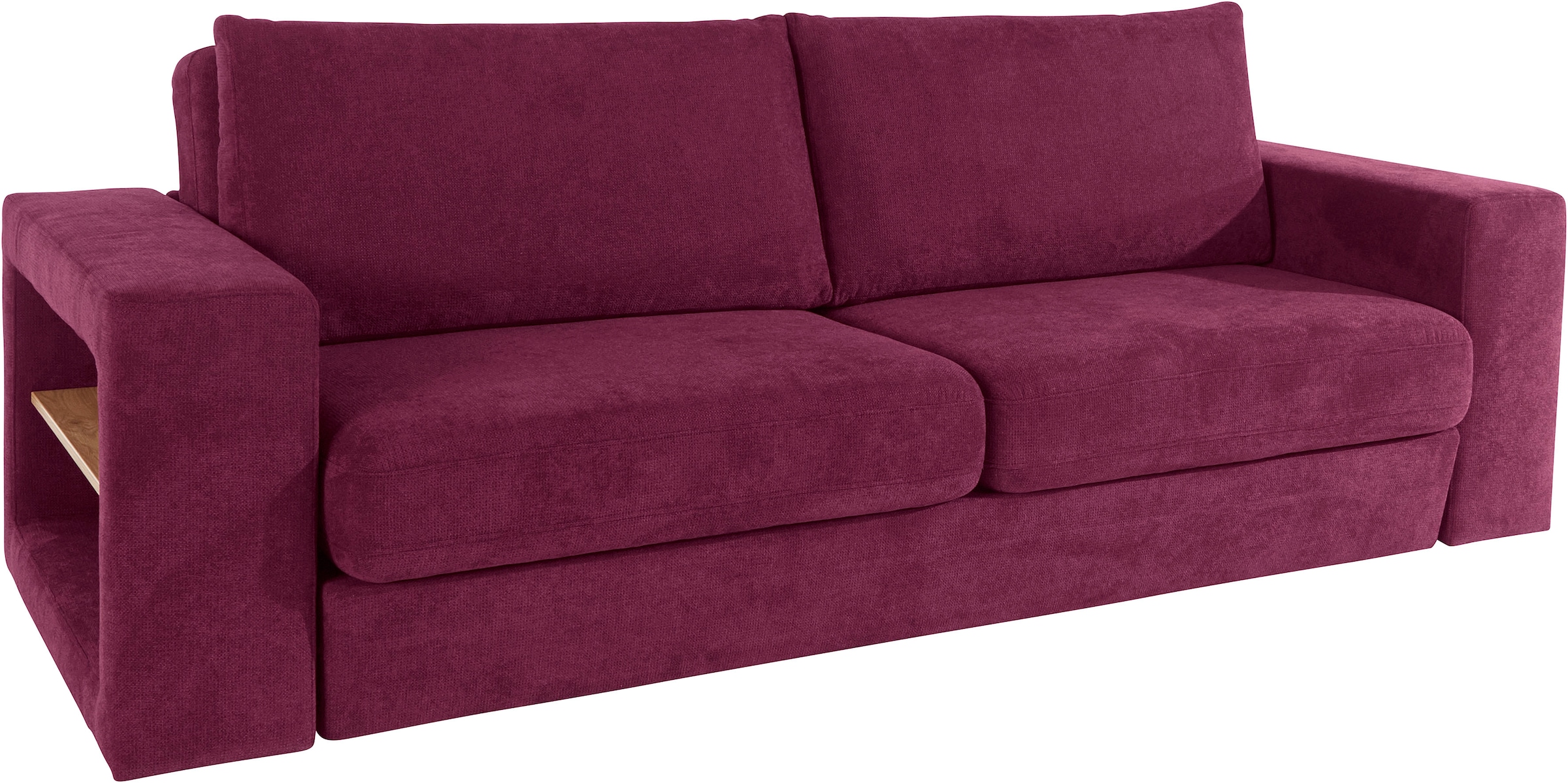 LOOKS by Wolfgang Joop 4-Sitzer »Looksvb«, Verwandlungssofa: aus Sofa wird Sofa mit 2 Hockern, mit Regalfunktion