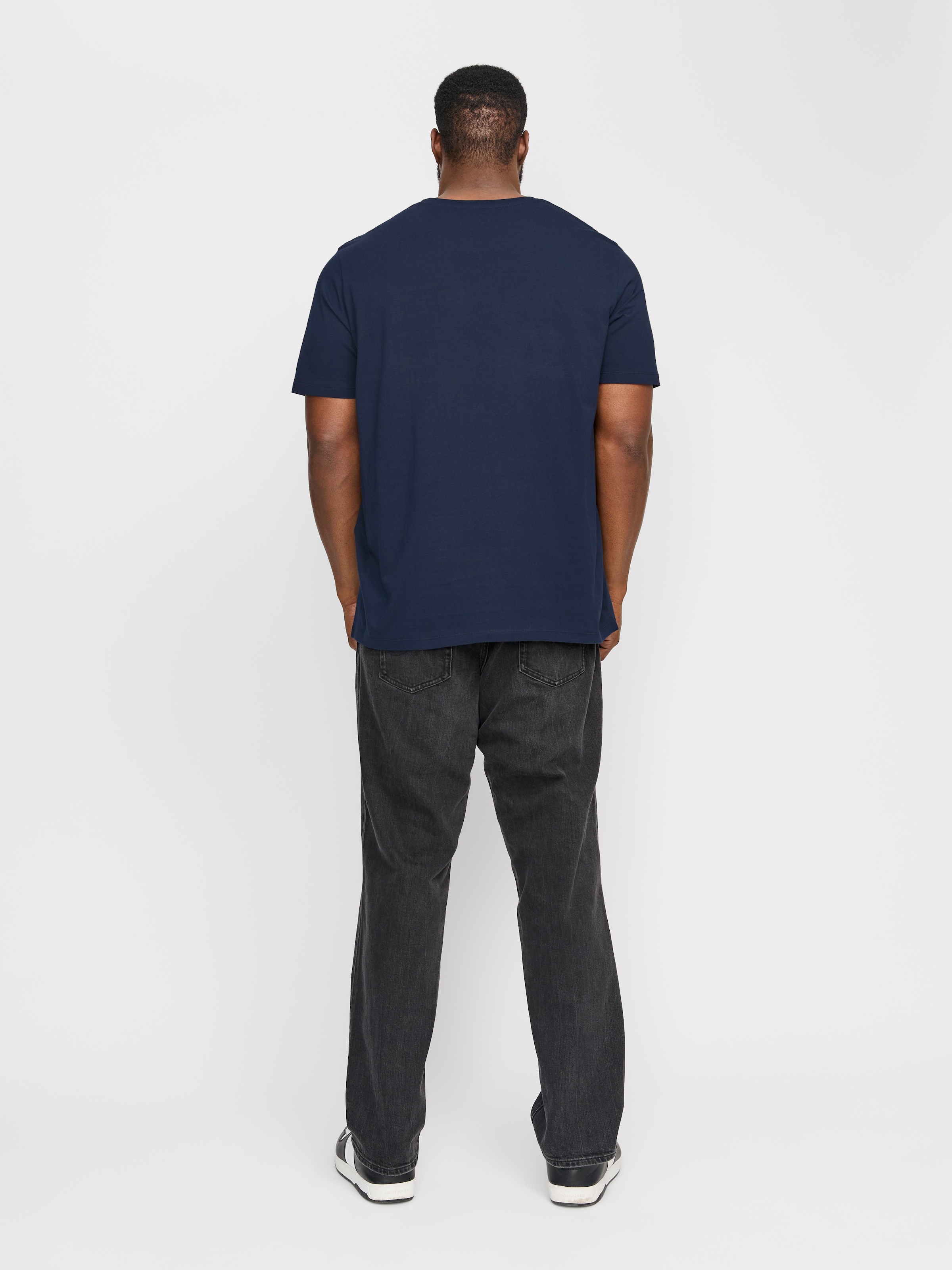 Jack & Jones PlusSize T-Shirt »JJELOGO TEE SS O-NECK 2 COL AW24 S PLS«, mit Frontprint