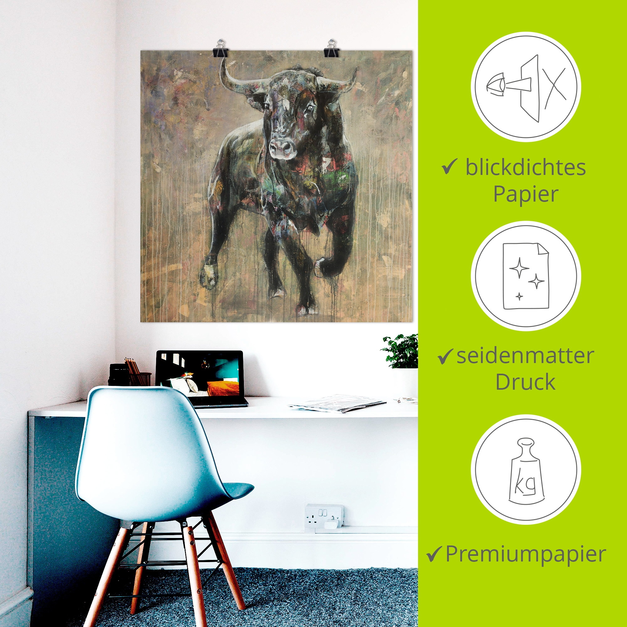 Artland Wandbild »Der Moment der Entscheidung« 1 Stk. tlg. als Alubild, Leinwandbild, Poster, Wandaufkleber in verschied. Grössen