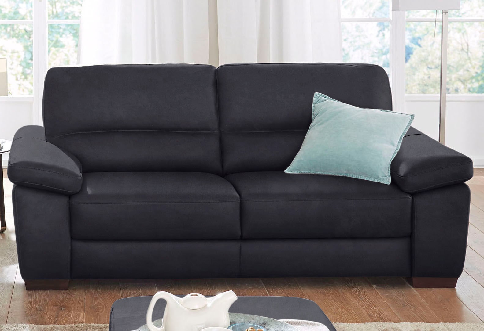 Image of CALIA ITALIA 2-Sitzer "Gaia, Sofa im edlen Design und mit erstklassigem Sitzkomfort" aus pflegeleichtem Luxus-Microfaser Ginevra Hydro Care