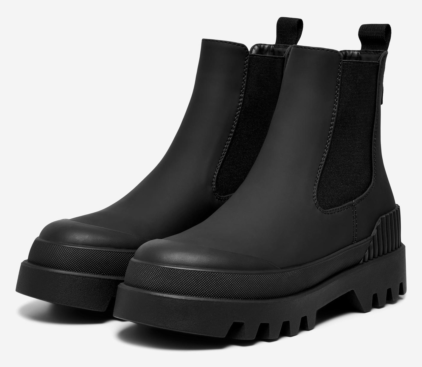 ONLY Shoes Chelseaboots »ONLBUZZ-2«, Blockabsatz, Stiefelette, Schlupfschuh mit markanter Profilsohle-Only Shoes 1