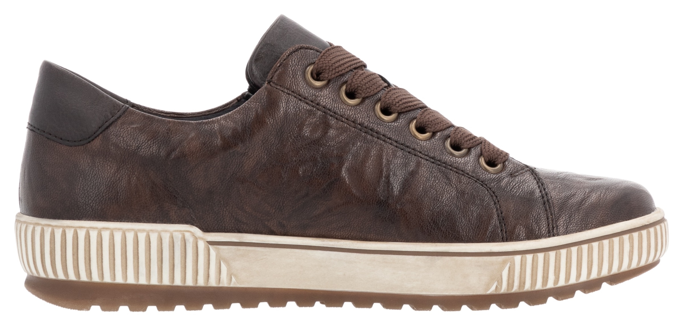 Remonte Plateausneaker, Freizeitschuh, Halbschuh, Schnürschuh mit Aussenreissverschluss