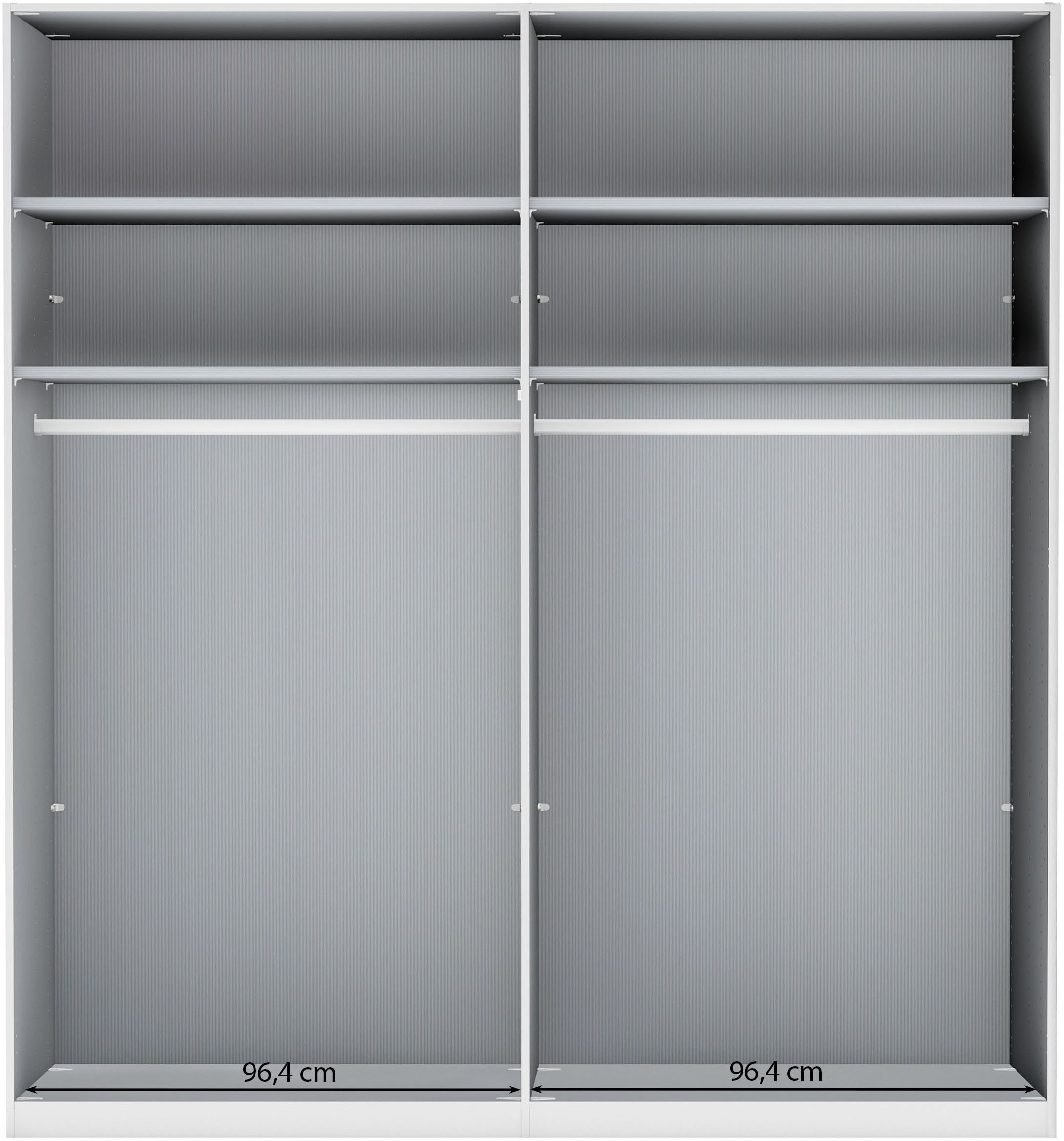 WIEMANN Armoire à portes battantes »Lagos« in 4 Breiten und mit 3 verschiedenen Ausstattungspaketen erhältlich,  inkl. Türendämpfung