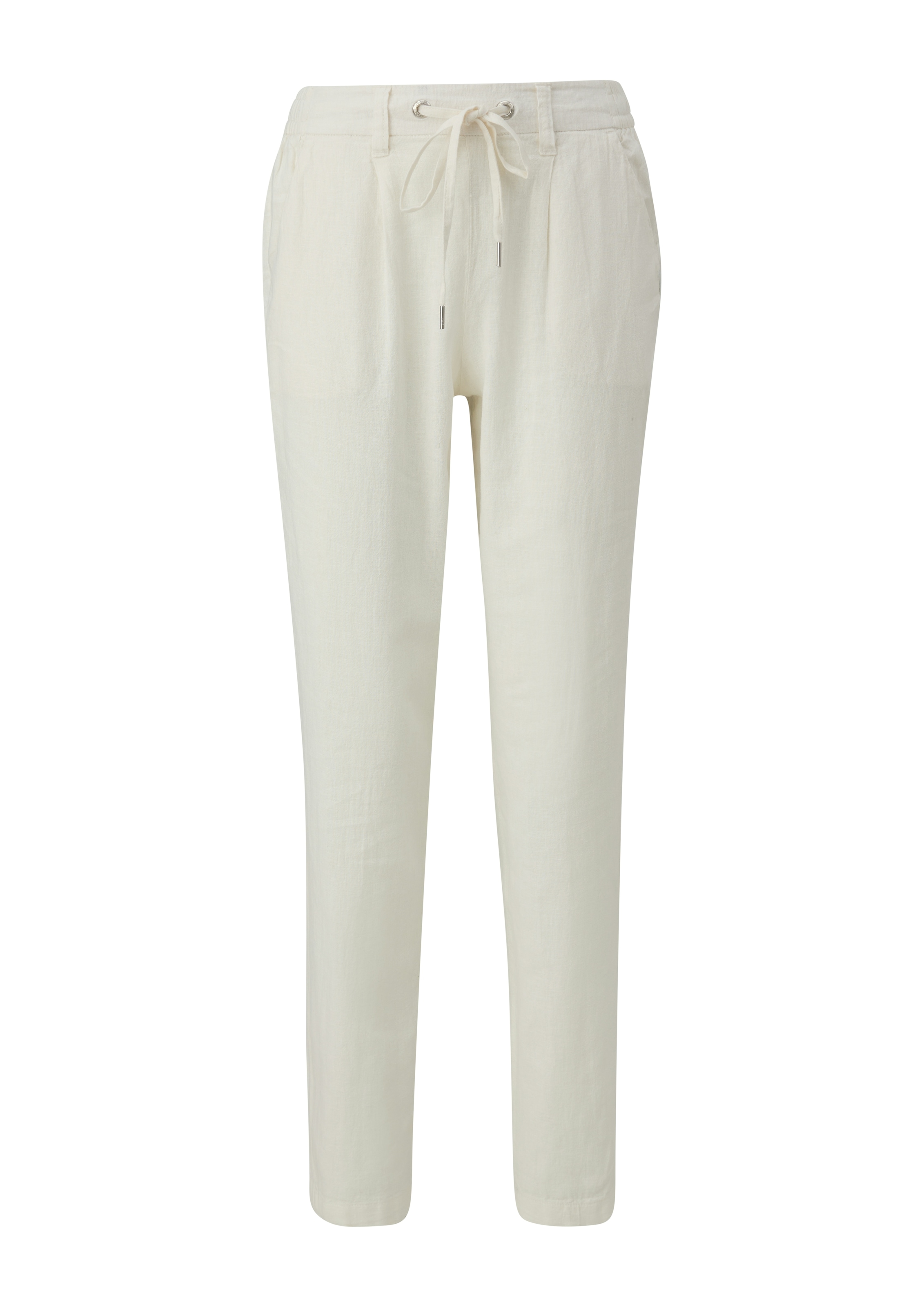 QS Stoffhose, mit Gummizug und geradem Bein