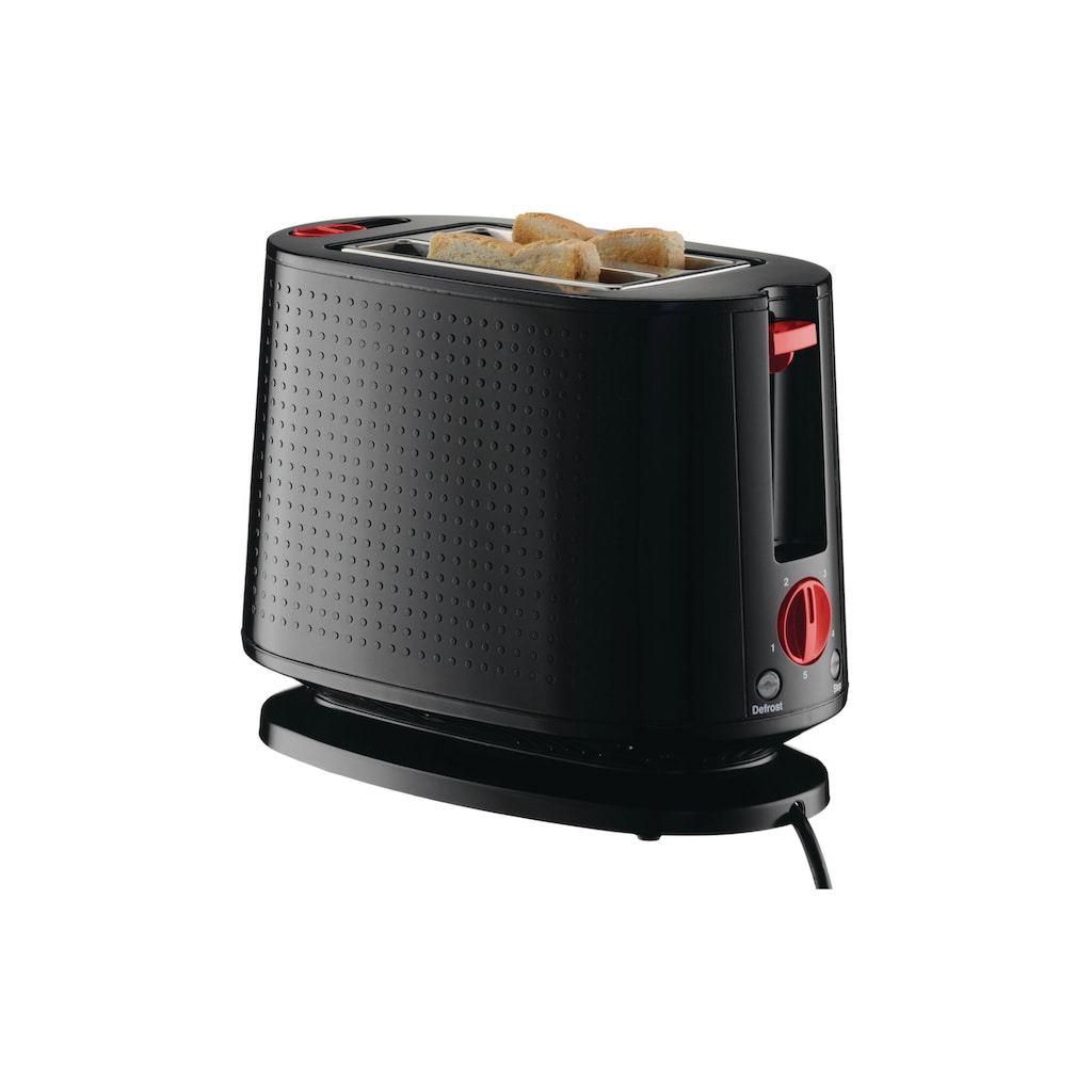 Bodum Toaster »Bistro Schwarz«, für 2 Scheiben, 940 W