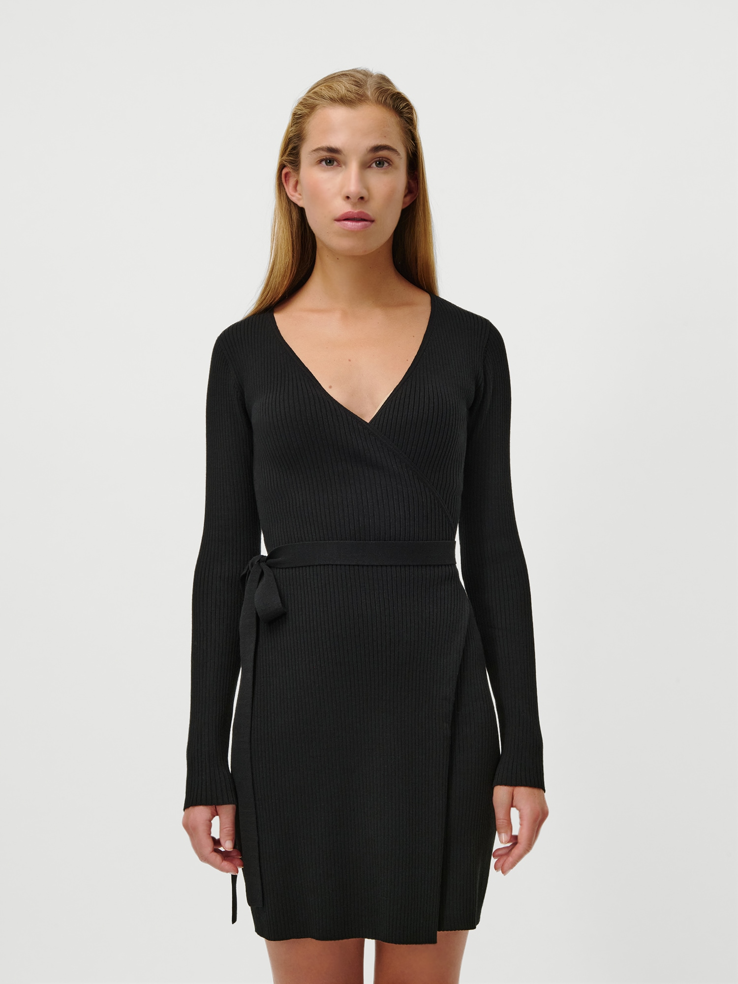 Image of LeGer Strickkleid "Effie, LeGer by Lena Gercke" in Wickeloptik, körpernah