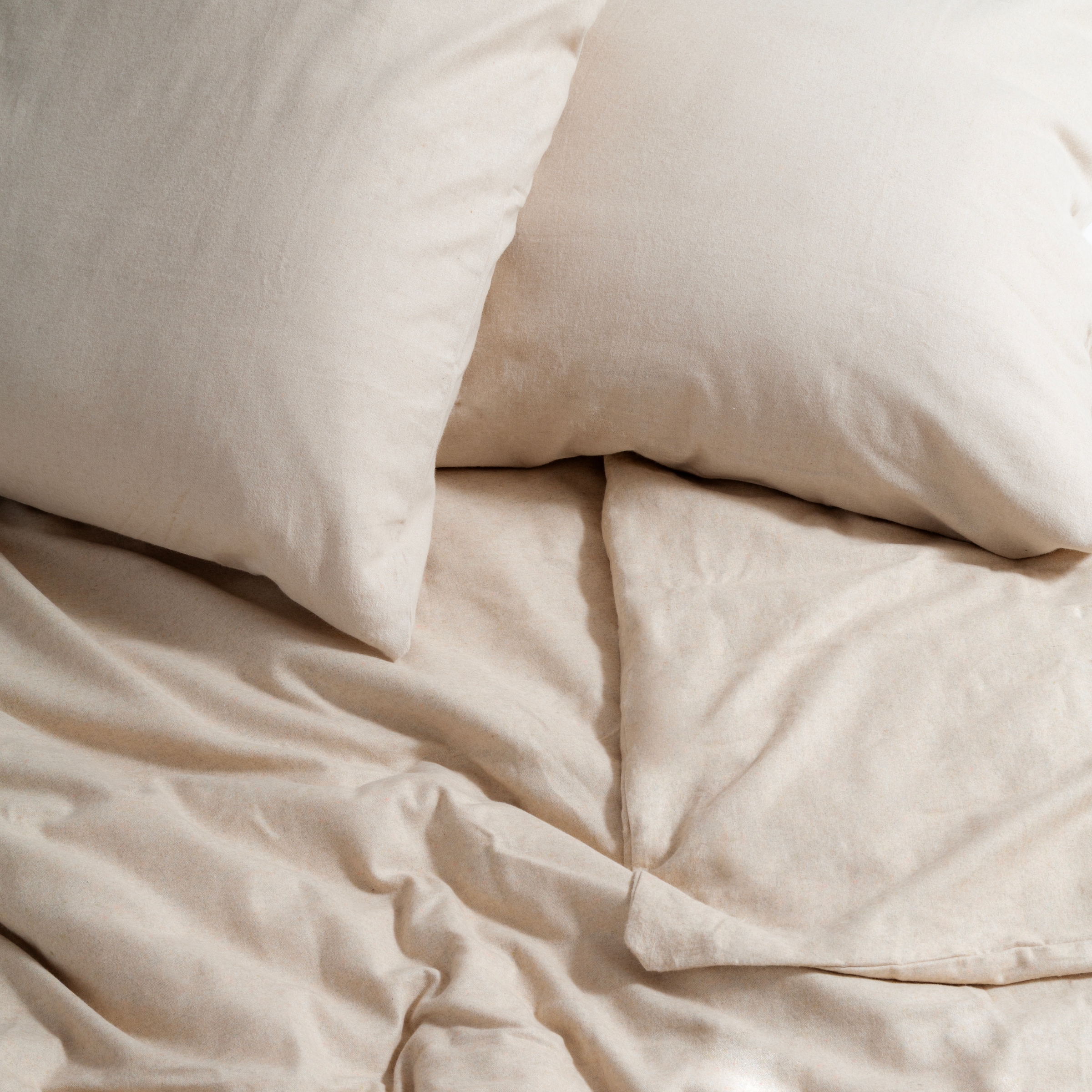 Wolkenfeld Housse de coussin »Flanell Baumwolle Kopfkissenbezug - Premium Kissenbezug« Grösse 80x80, 40x80 und 70x90 cm; versteckter Reissverschluss