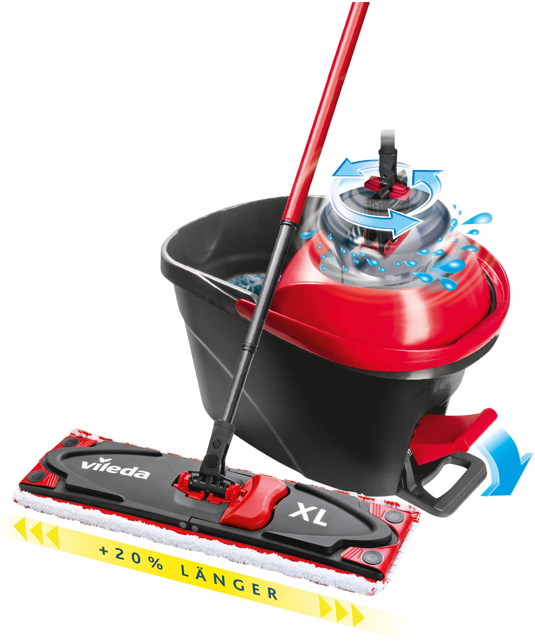 Image of Vileda Bodenwischer-Set "Ultramax XL Turbo Box" ideal für grosse Flächen
