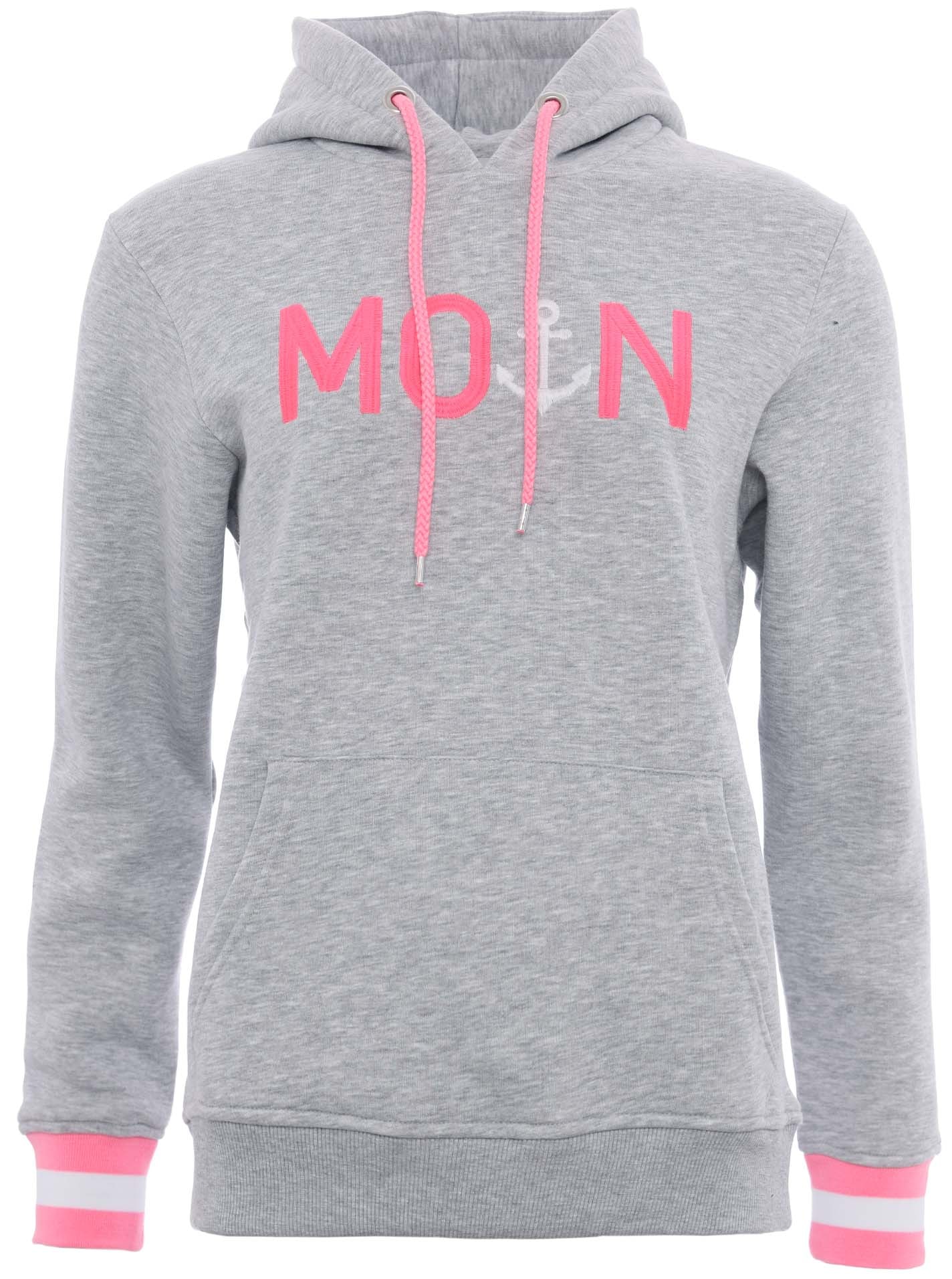 Zwillingsherz Hoodie »"Rahel"«, Mit Kontrastbündchen und Fronttasche