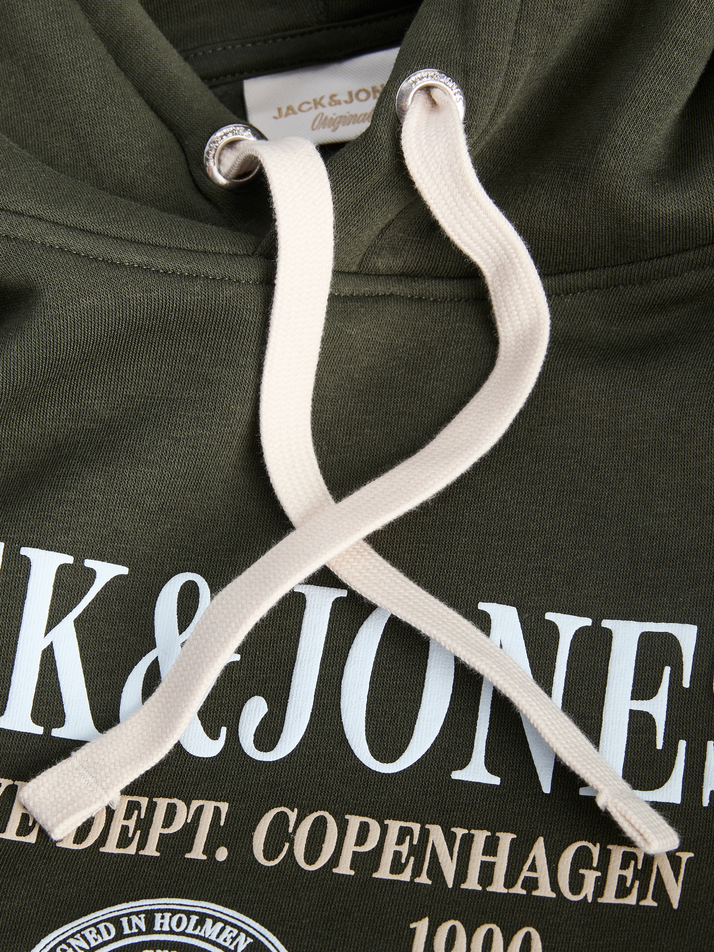 Jack & Jones PlusSize Sweat à capuche »JORFREDERIKSBERG COLORFULL FRONT SWH PLS«, Baumwollmischung, locker geschnitten
