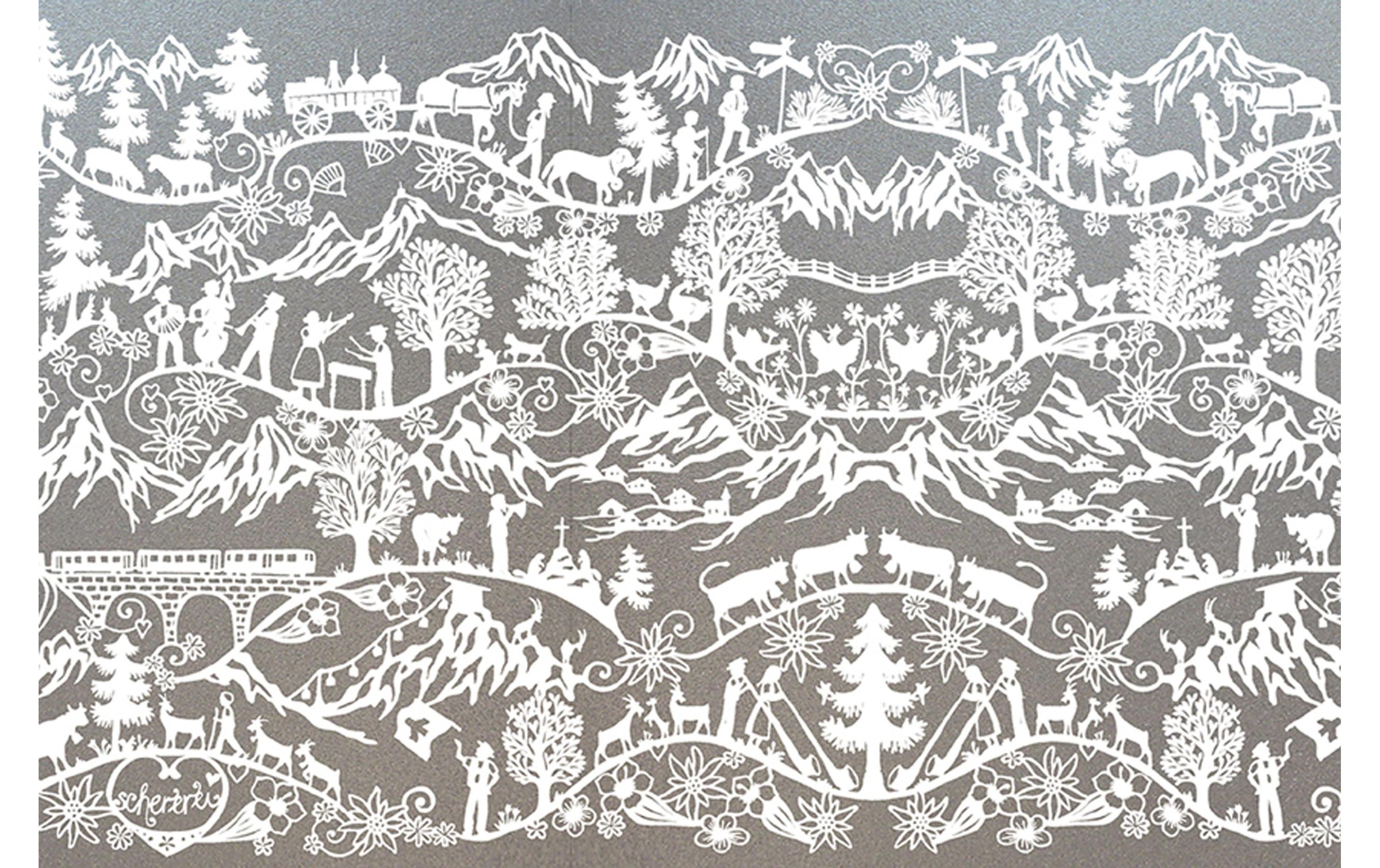Image of Hubatka TEXTIL Fensterfolie "Swissness" 1 Stk. statisch haftend