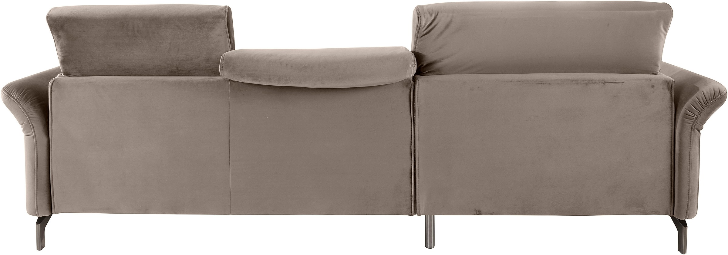 INOSIGN Ecksofa »Fresh L-Form«, Federkern, wahlweise Kopfteilverstellung und motorischer Vorziehsitz