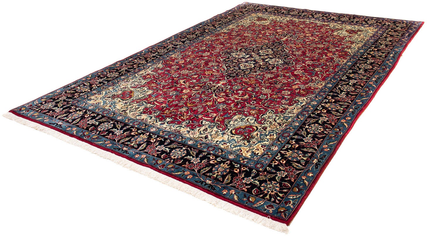 Image of morgenland Orientteppich »Perser - Classic - 300 x 197 cm - dunkelrot«, rechteckig, 10 mm Höhe, Wohnzimmer, Handgeknüpft, Einzelstück mit Zertifikat bei Ackermann Versand Schweiz
