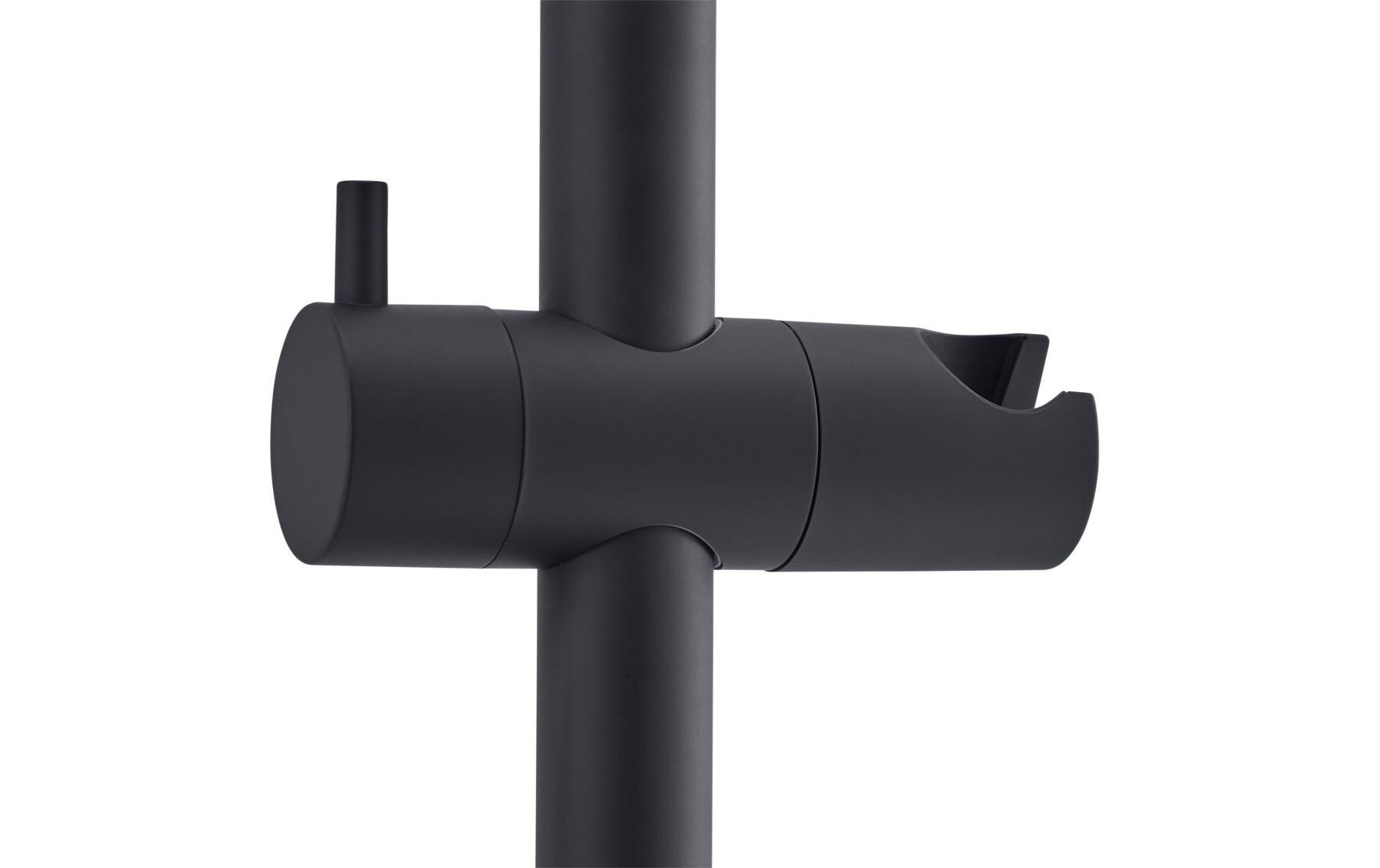 diaqua® Brausegarnitur »Wakuda Push, Schwarz matt«