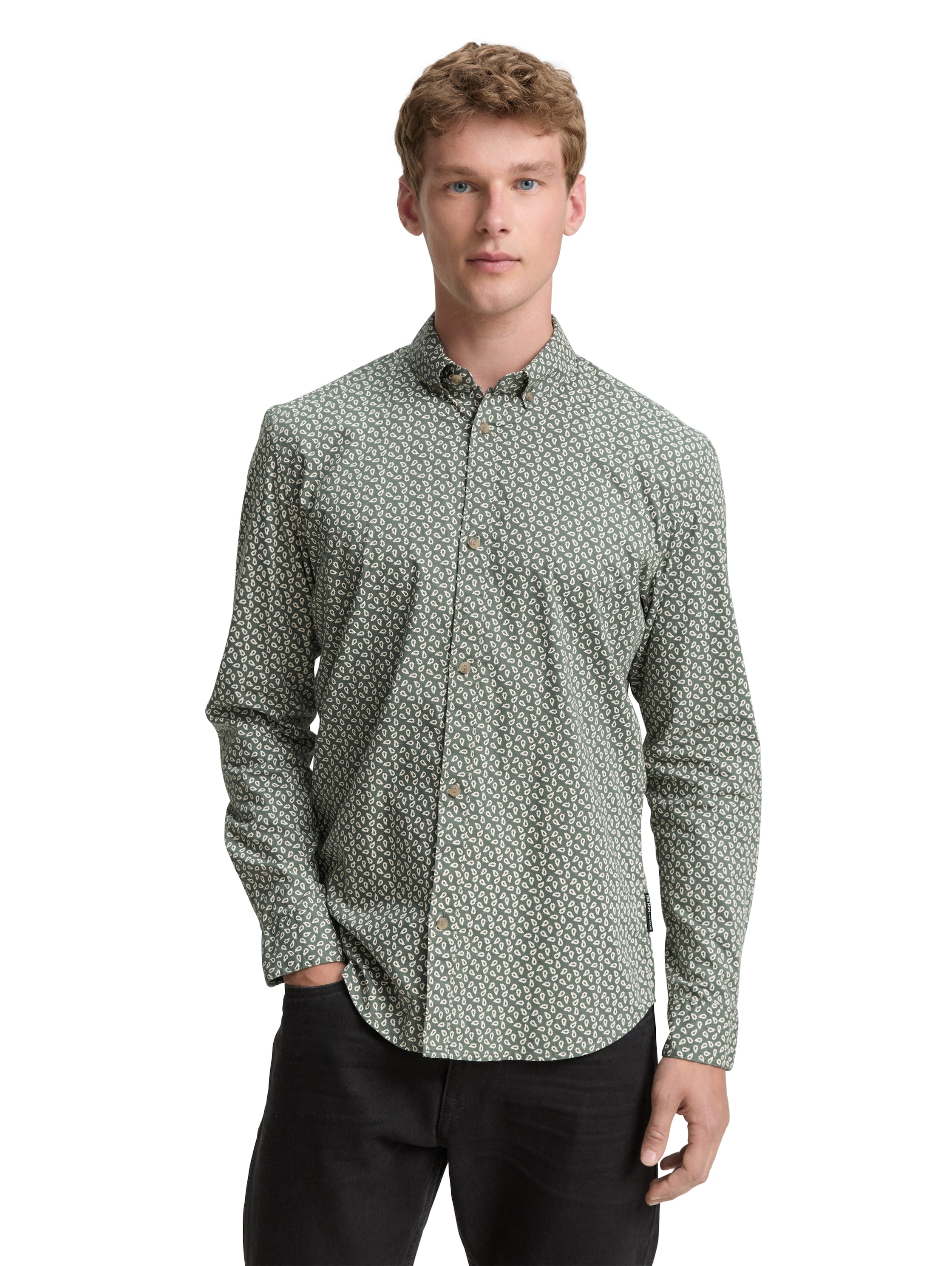 Image of TOM TAILOR Denim Langarmhemd "POPLIN" mit Streifenmuster