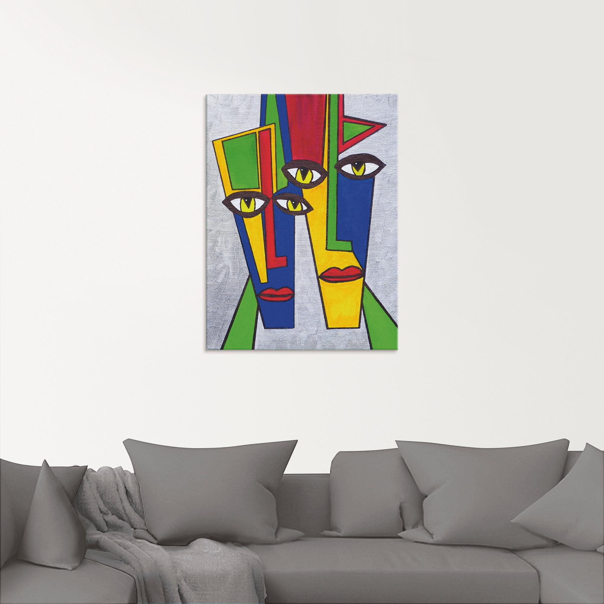 Artland Tableau en verre »Portrait« Motif 1 cuis tlg. disponible en différentes tailles