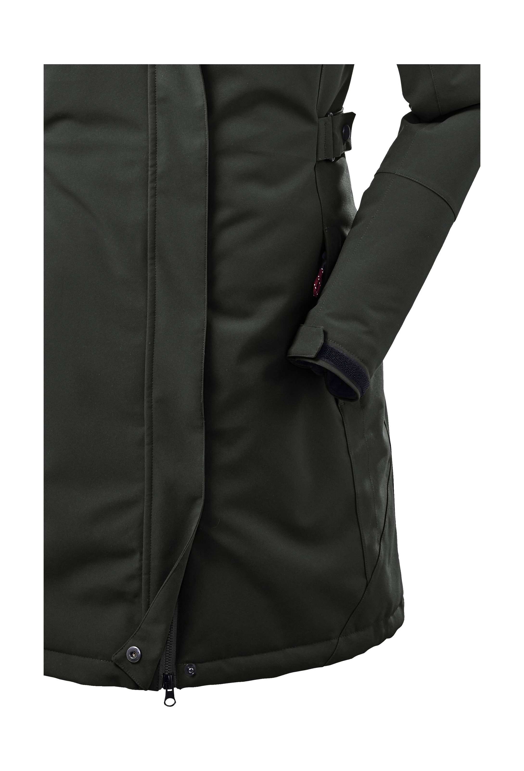 Killtec Parka »KOW 165 WMN PRK« Wasser- und winddichter Parka mit Teddyfleece und abnehmbarer Kapuze