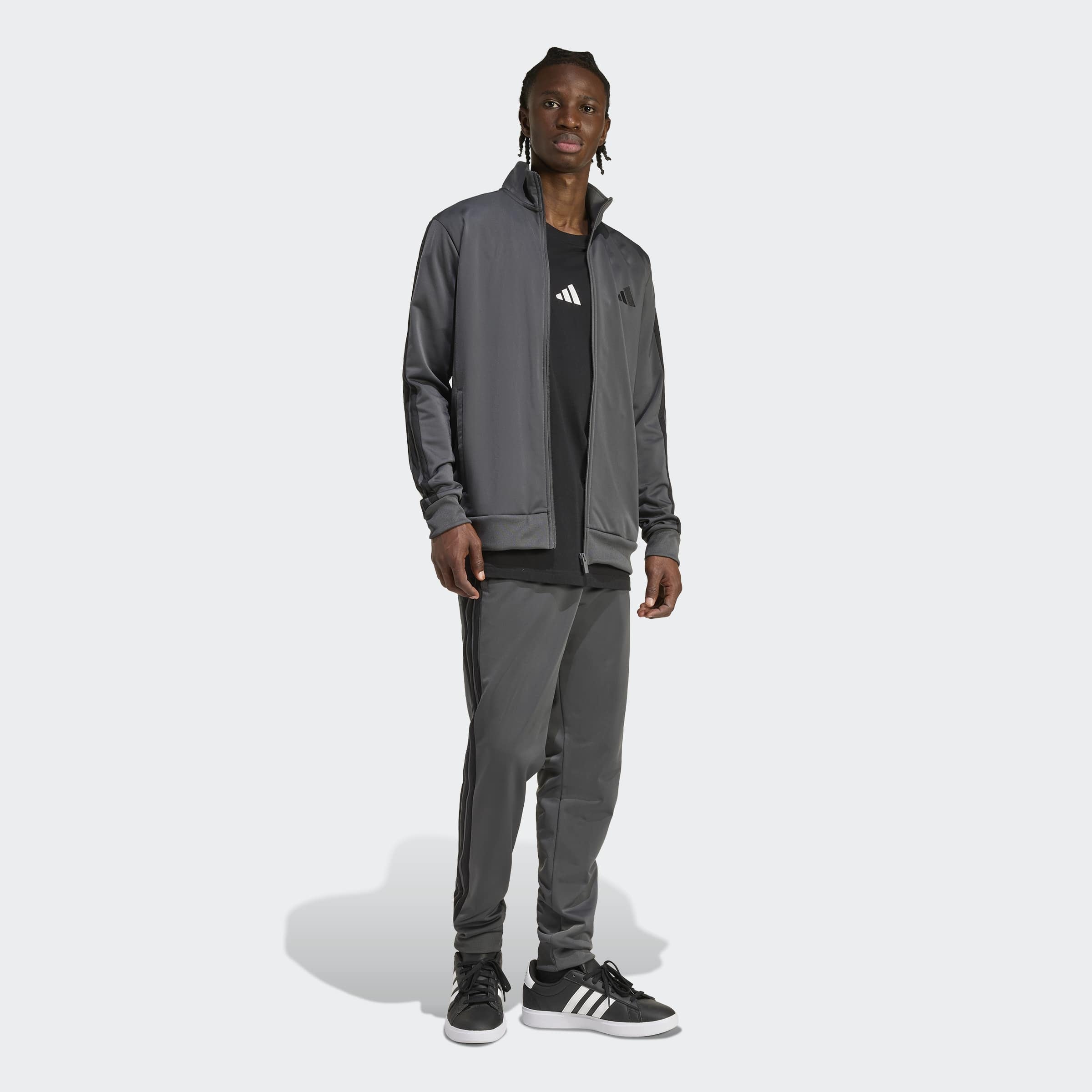 adidas Sportswear Trainingsanzug »M 3S TR TT TS« 2 tlg. für Laufen und sportliche Aktivitäten, zweiteiliges Set
