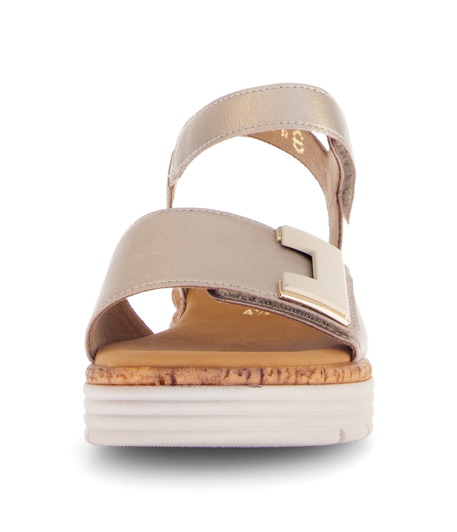Gabor Sandales compensées »GENUA«  , talon compensé, chaussure d'été, sandale avec fermetures velcro, largeur G