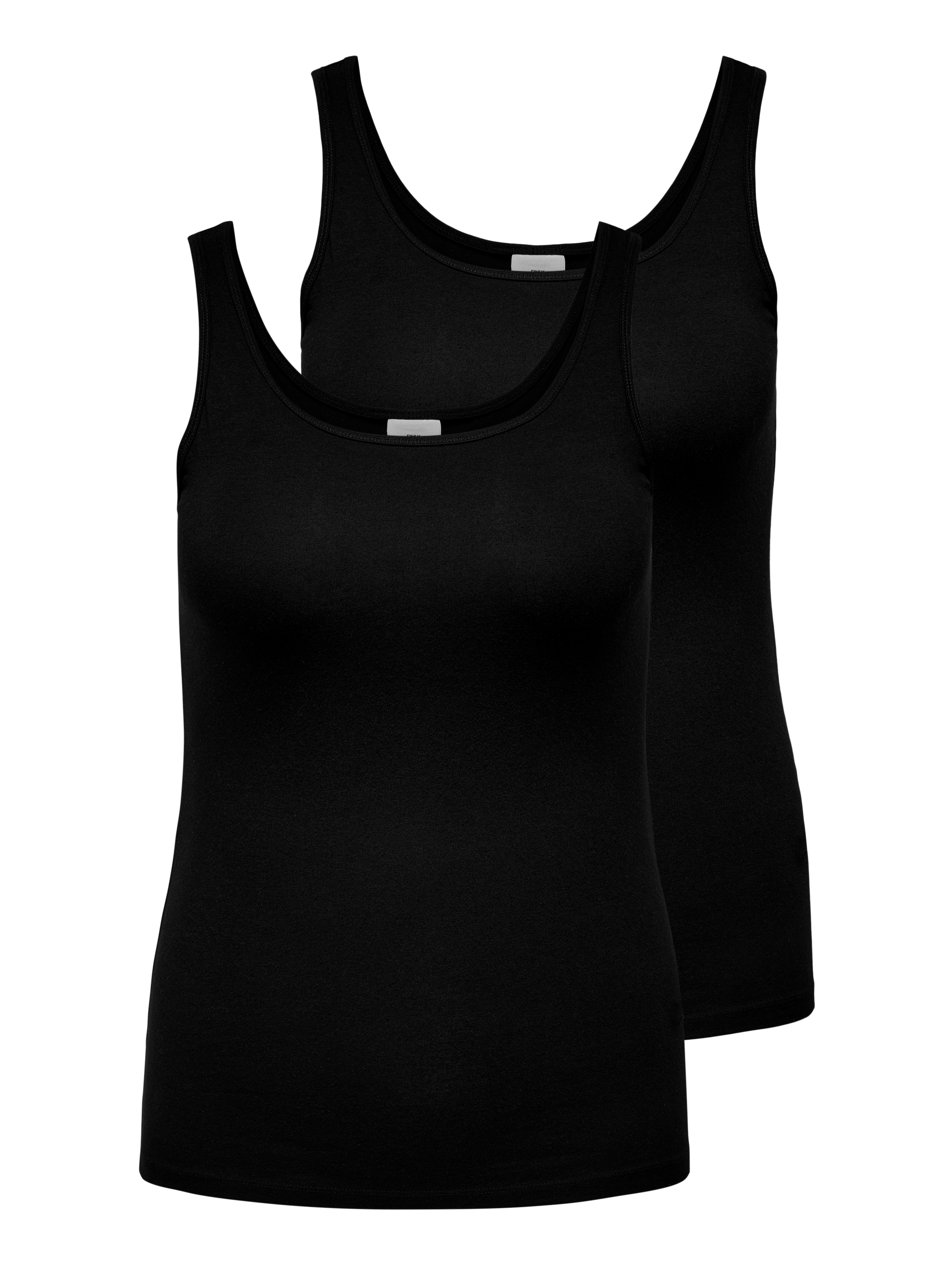 Image of ONLY CARMAKOMA Tanktop "CARTIME TANK TOP 2 PACK" Packung, 2 Stk.