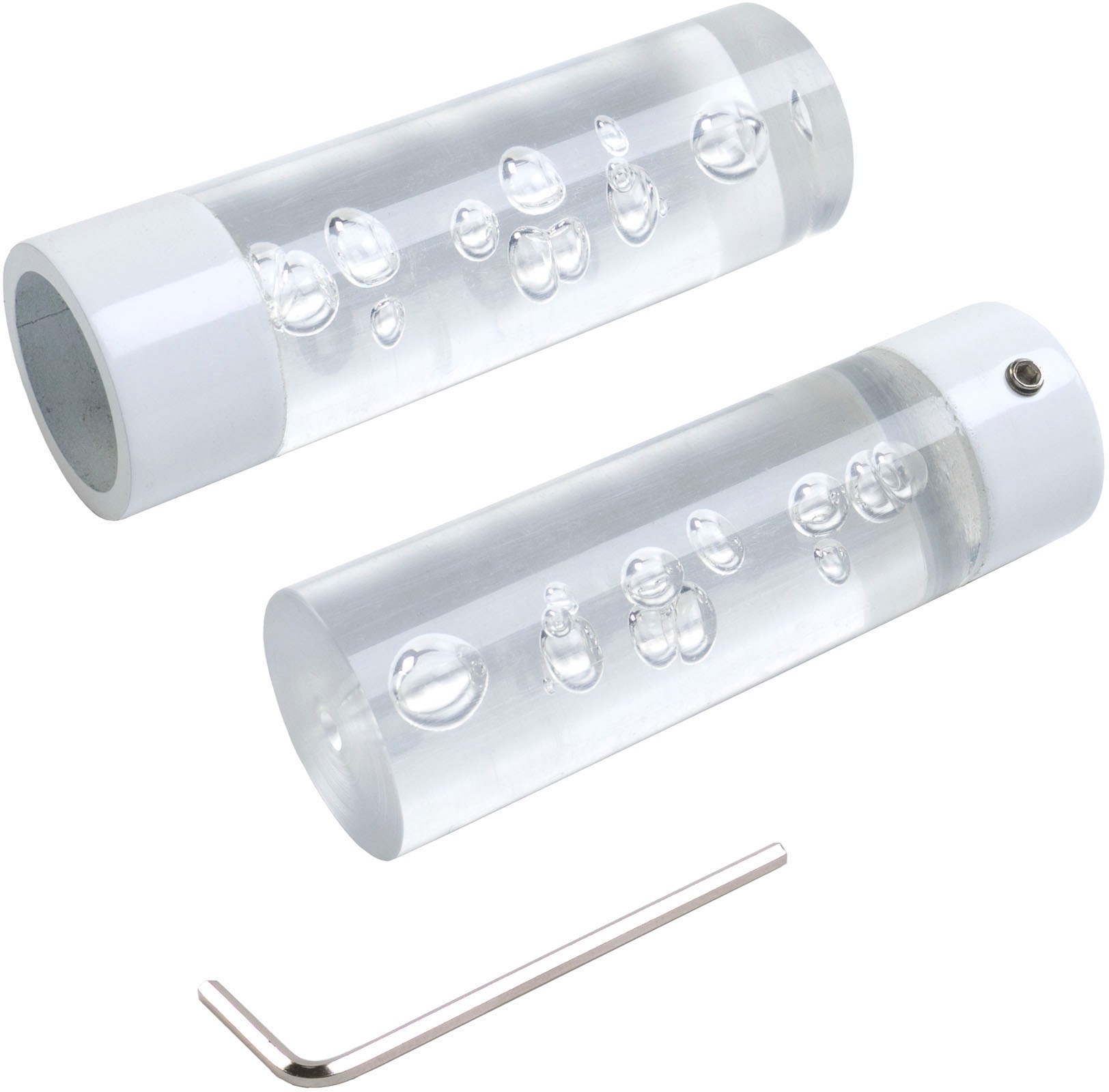 Liedeco Tringle à rideaux »Fertigstilgarnitur 20 mm Power Zylinder Acryl« Ø 20 mm 1 läufig-läufig Fixmass Gardinenstange Komplett