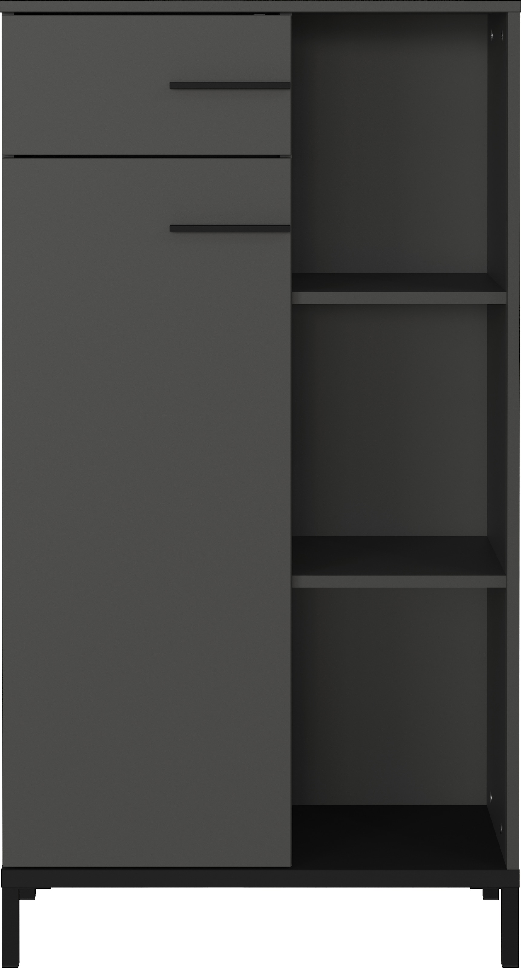 GERMANIA Büromöbel-Set »GW-Rovigo« 3 Stk. tlg. Schreibtisch mit Knieblende, Made in Germany