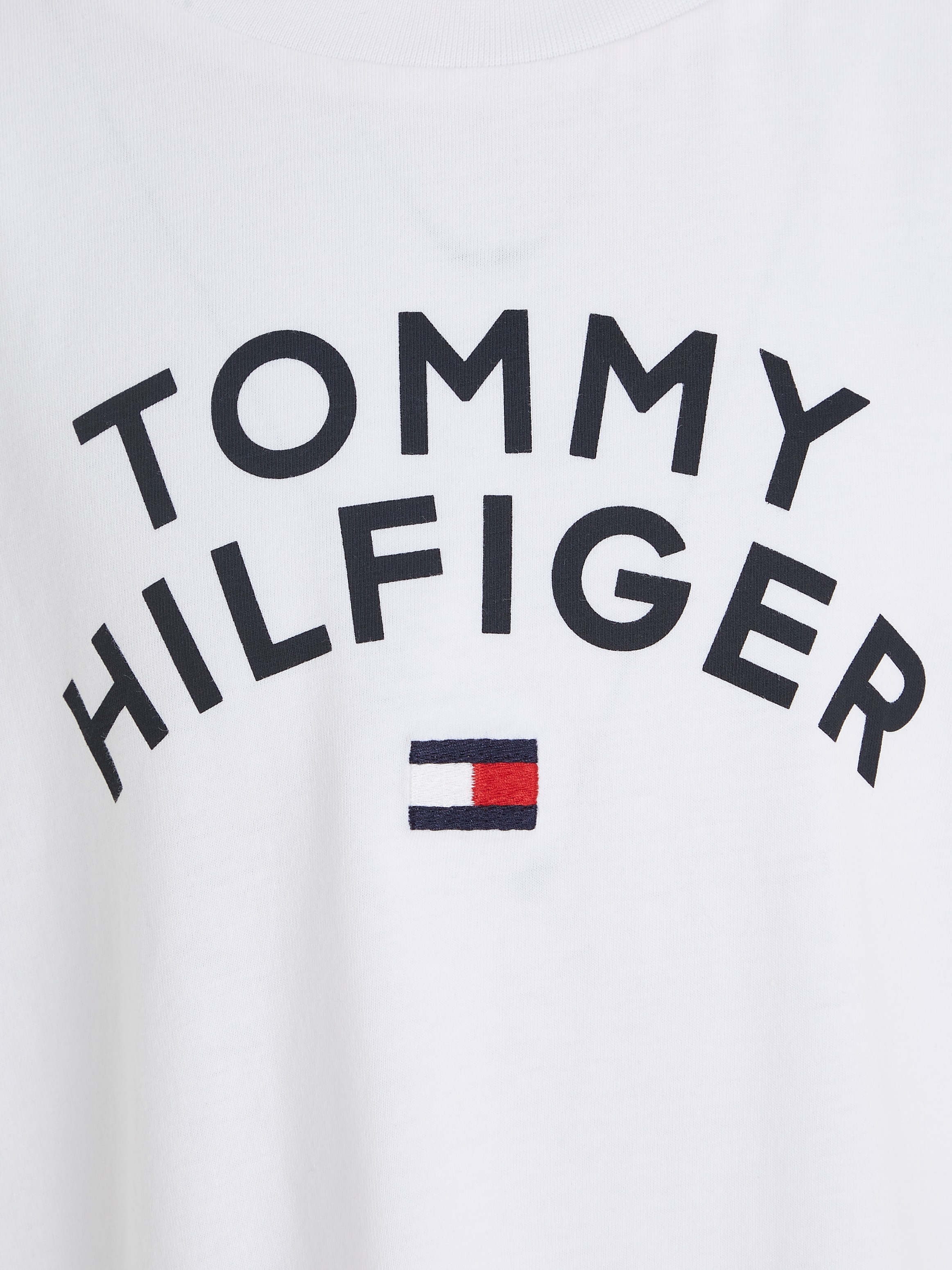 Trendige Tommy Hilfiger T-Shirt »TOMMY HILFIGER shoppen versandkostenfrei FLAG Mindestbestellwert TEE« - ohne