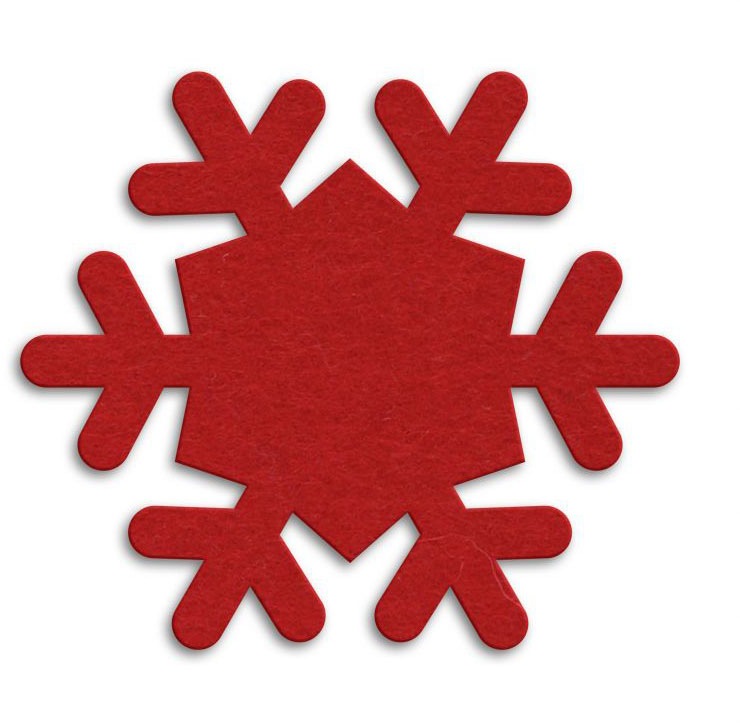 Image of Wall-Art Tischdecke »Runde Filzdecke Schneeflocken«, (1 St.) bei Ackermann Versand Schweiz