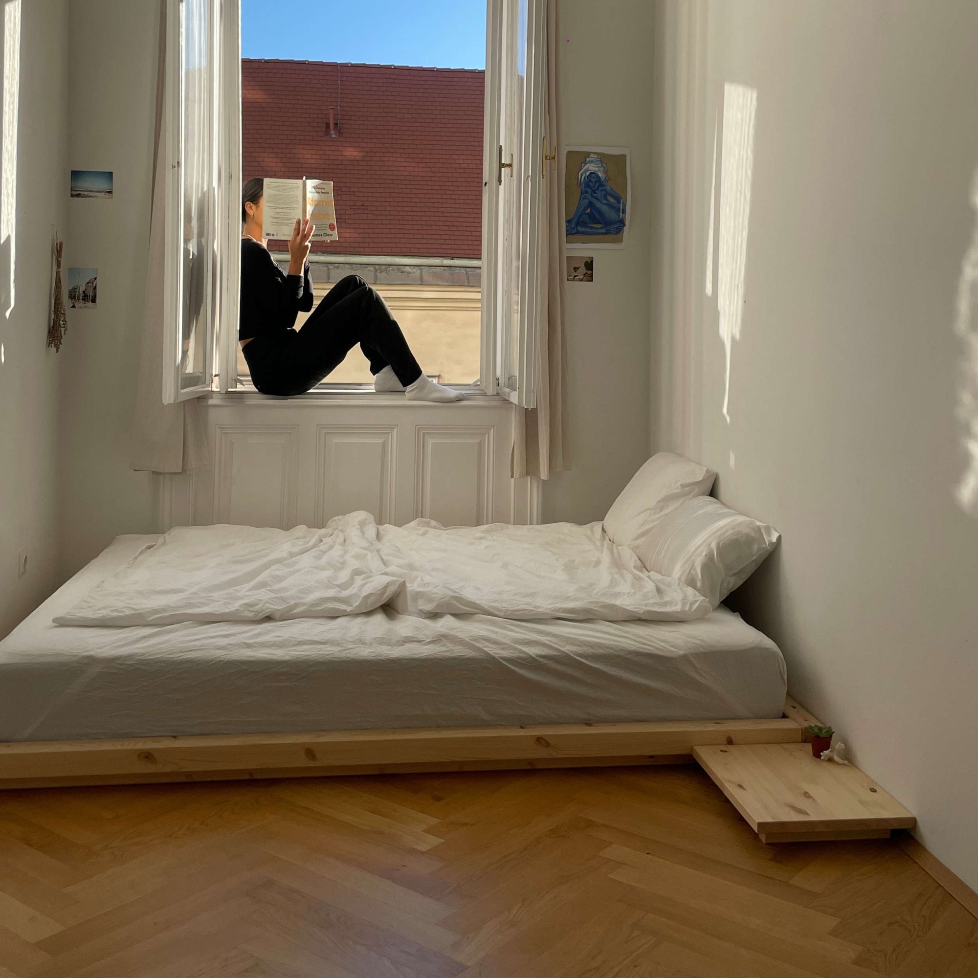 Karup Design Lit futon »FSC® Massivholz Futonbett, excl. Matratze, mit Lattenrost« design minimaliste, un classique intemporel pour espaces modernes