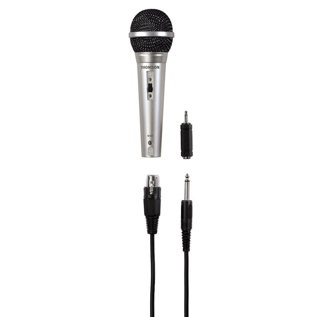 Thomson Mikrofon »M151 Dynamisches Mikrofon mit XLR-Stecker, Karaoke«