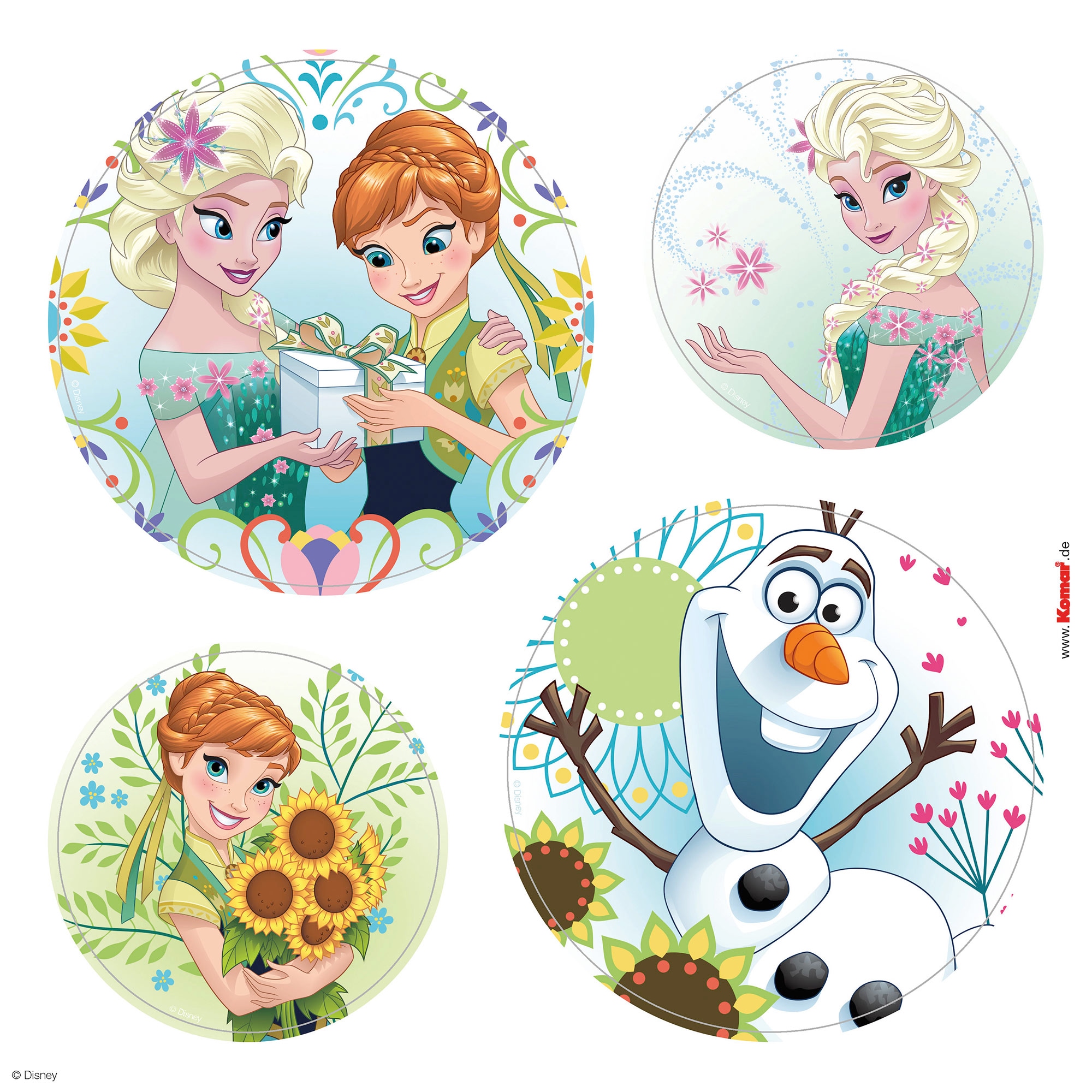 Komar Fensterbild »Fenstersticker - Frozen Springday - Grösse 30 x 30 cm« 30 x 30 cm, 2 Bogen
