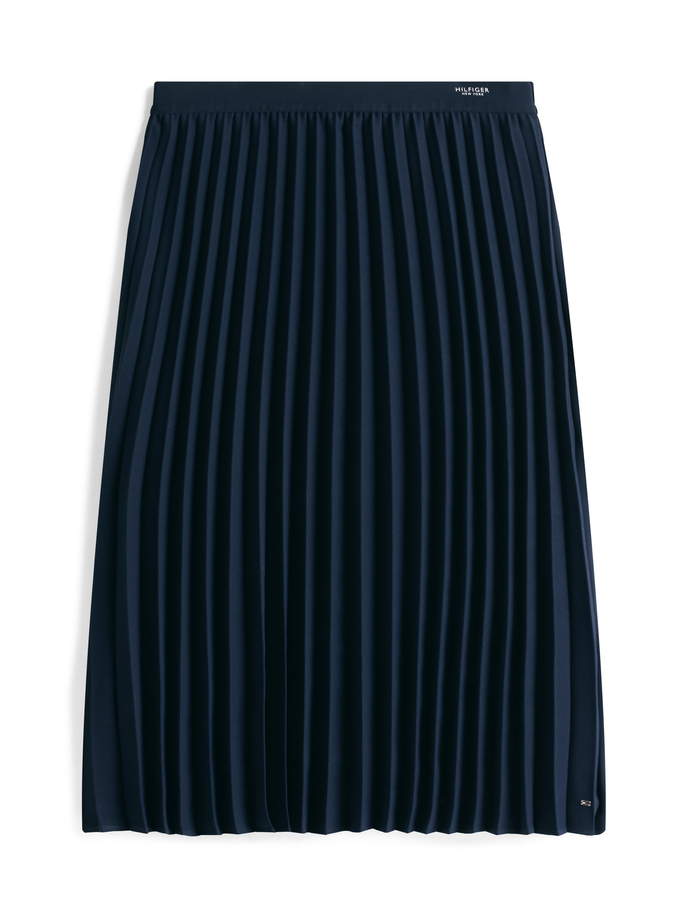 Tommy Hilfiger Plisseerock »FLUID PLEATED PULL ON MIDI SKIRT«, mit rundum Falten