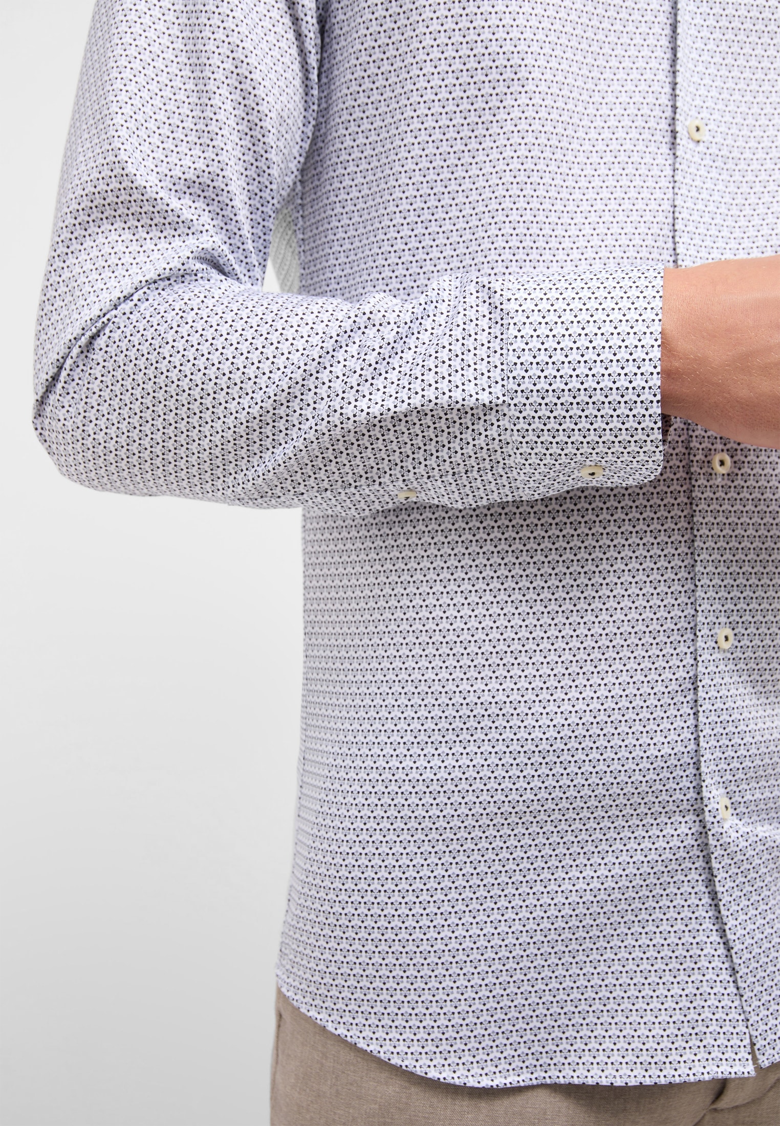 Eterna Langarmhemd »SLIM FIT« NON IRON (bügelfrei)