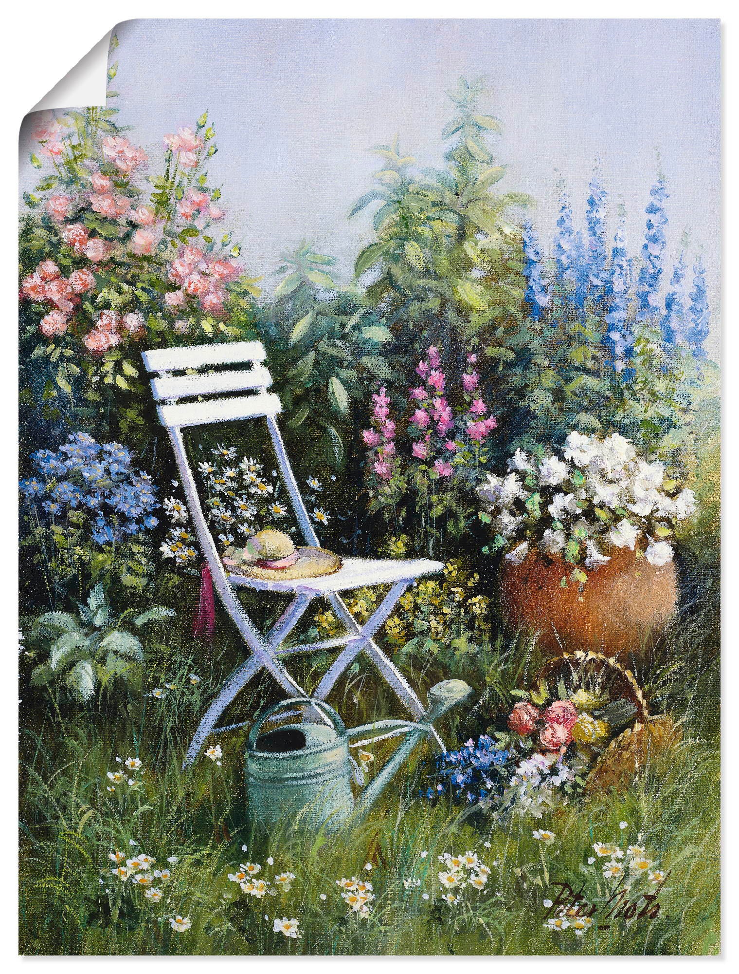 Image of Artland Wandbild "Unvergesslich" Garten 1 Stk. tlg. als Leinwandbild, Poster in verschied. Grössen