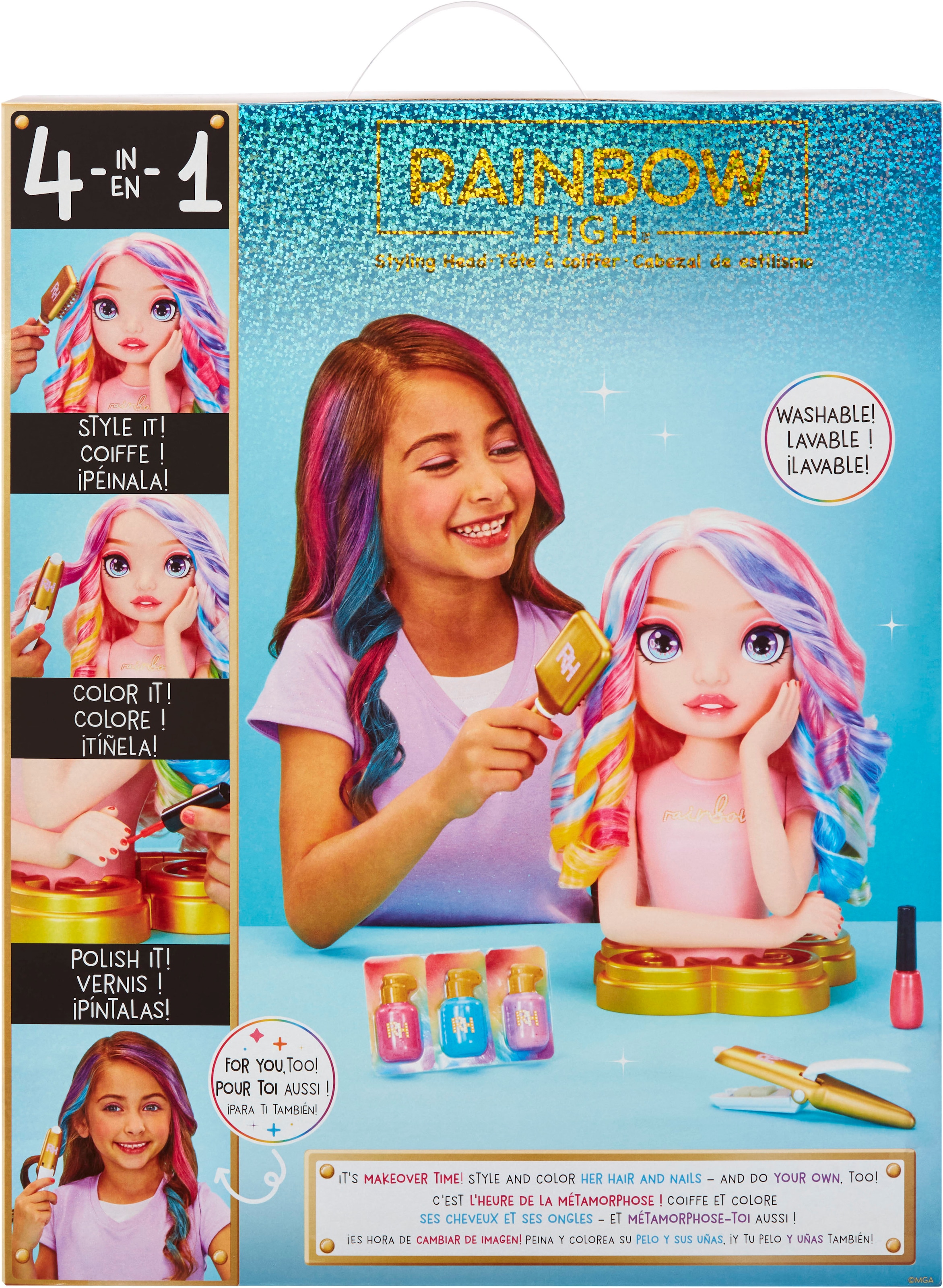 RAINBOW HIGH Tête de coiffure & maquillage »Rainbow HIgh Styling Head Playset«