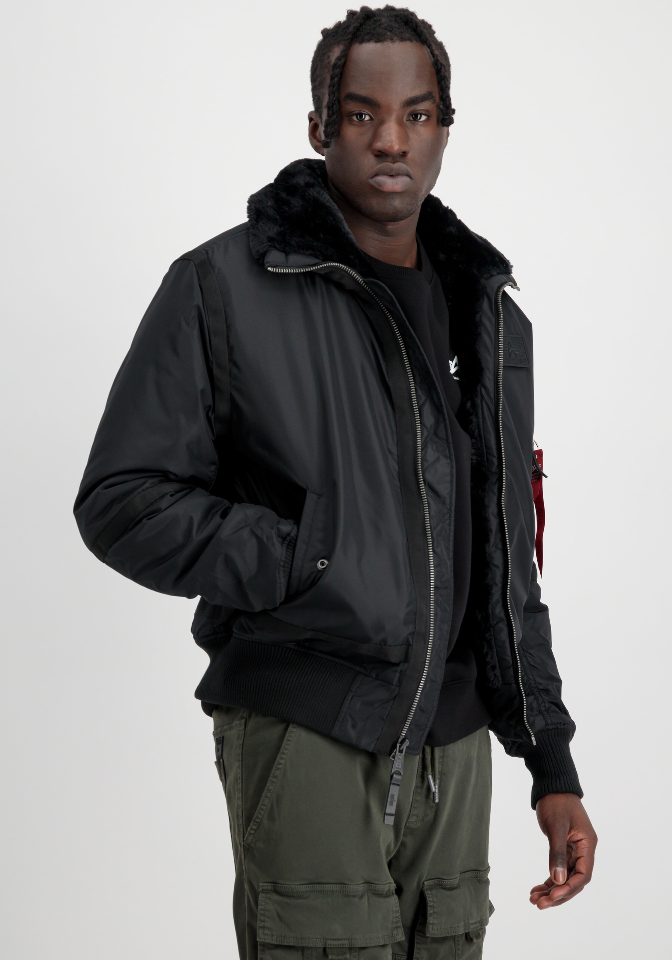 Image of Alpha Industries Bomberjacke "B15-3 TT" Kunstfaser, regular fit