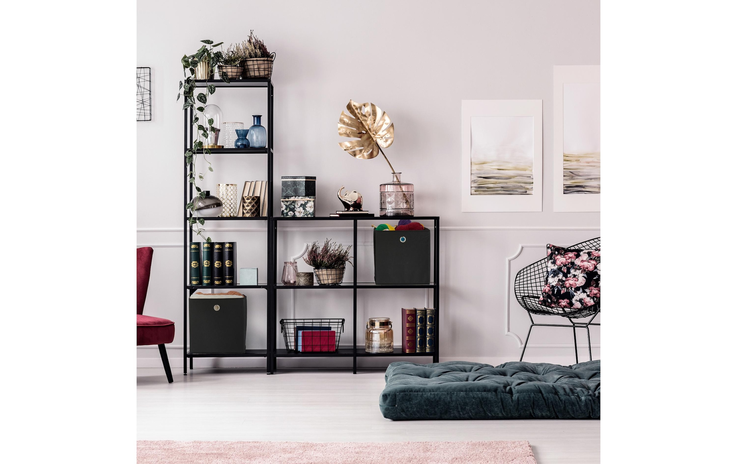 relaxdays Aufbewahrungsbox »4er Set«