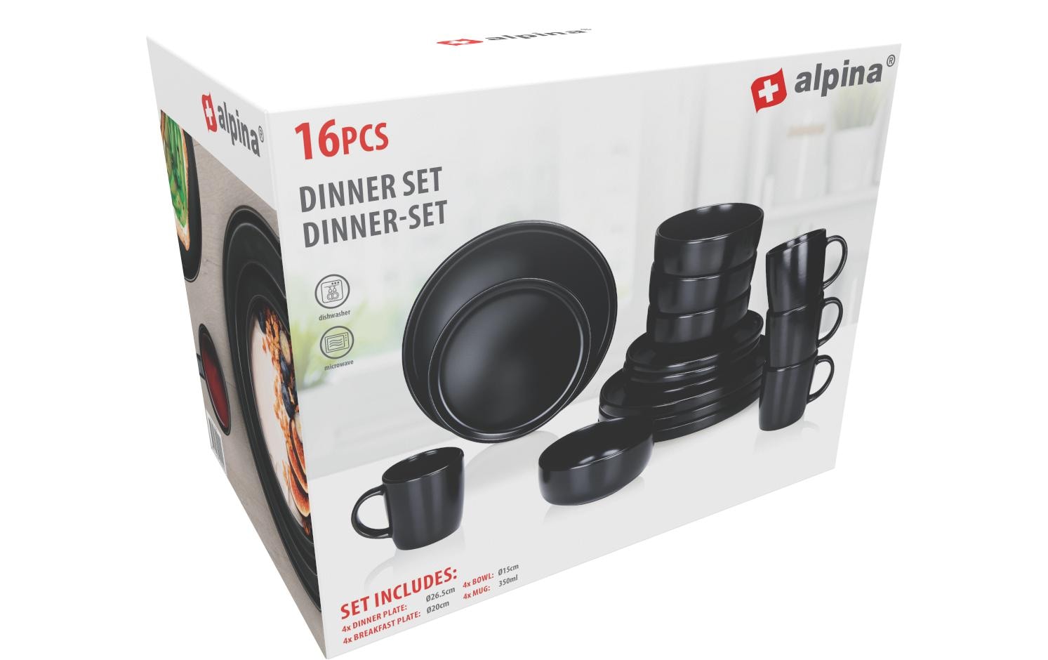   Geschirr-Set »alpina 16-teilig«